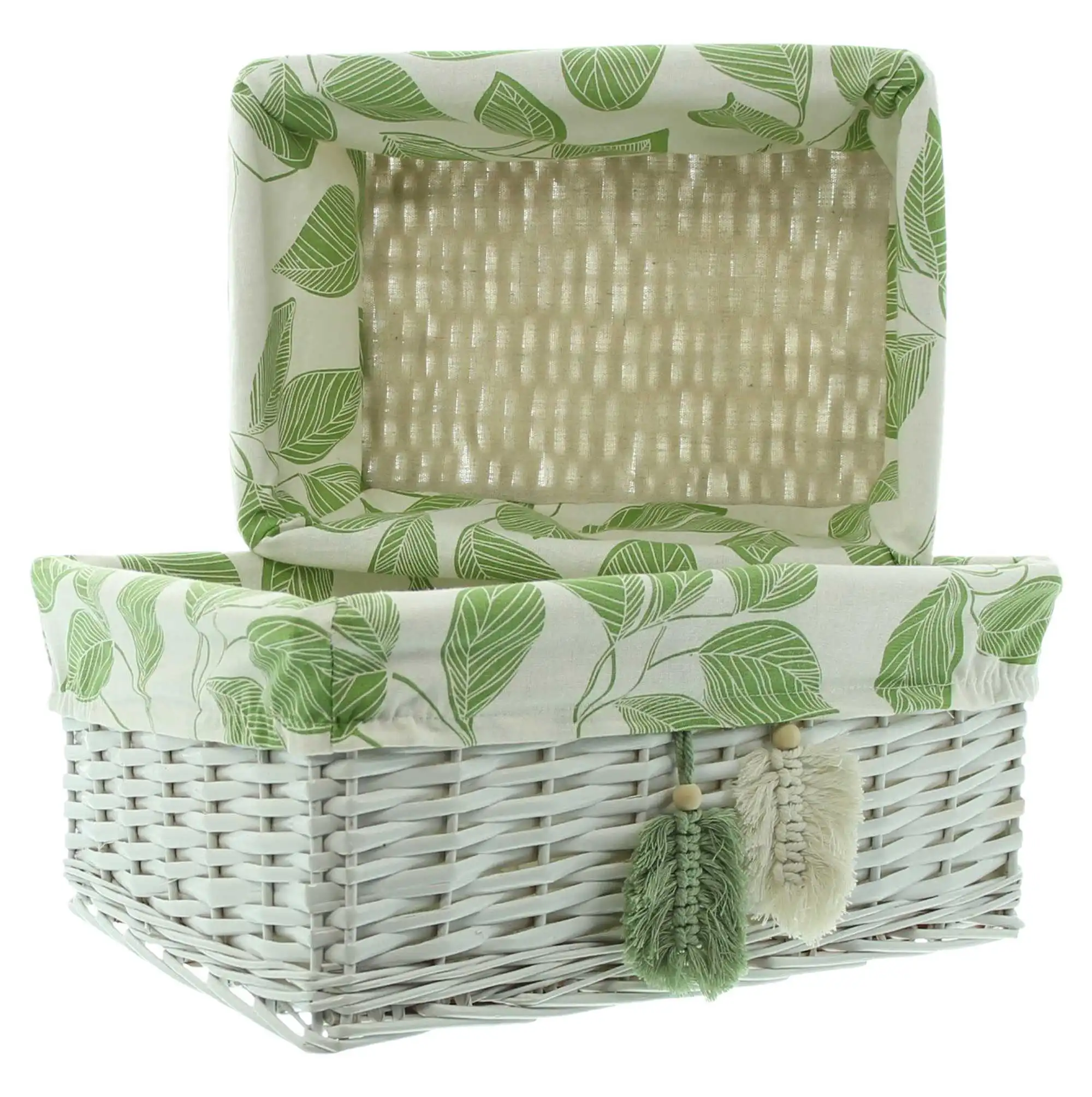 Korbset "Blätter", 3tlg. im Frank Flechtwaren Online Shop für Füllkörbe & Universalkörbe kaufen Korbset "Blätter", 3tlg. im Frank Flechtwaren Online Shop für Füllkörbe & Universalkörbe kaufen