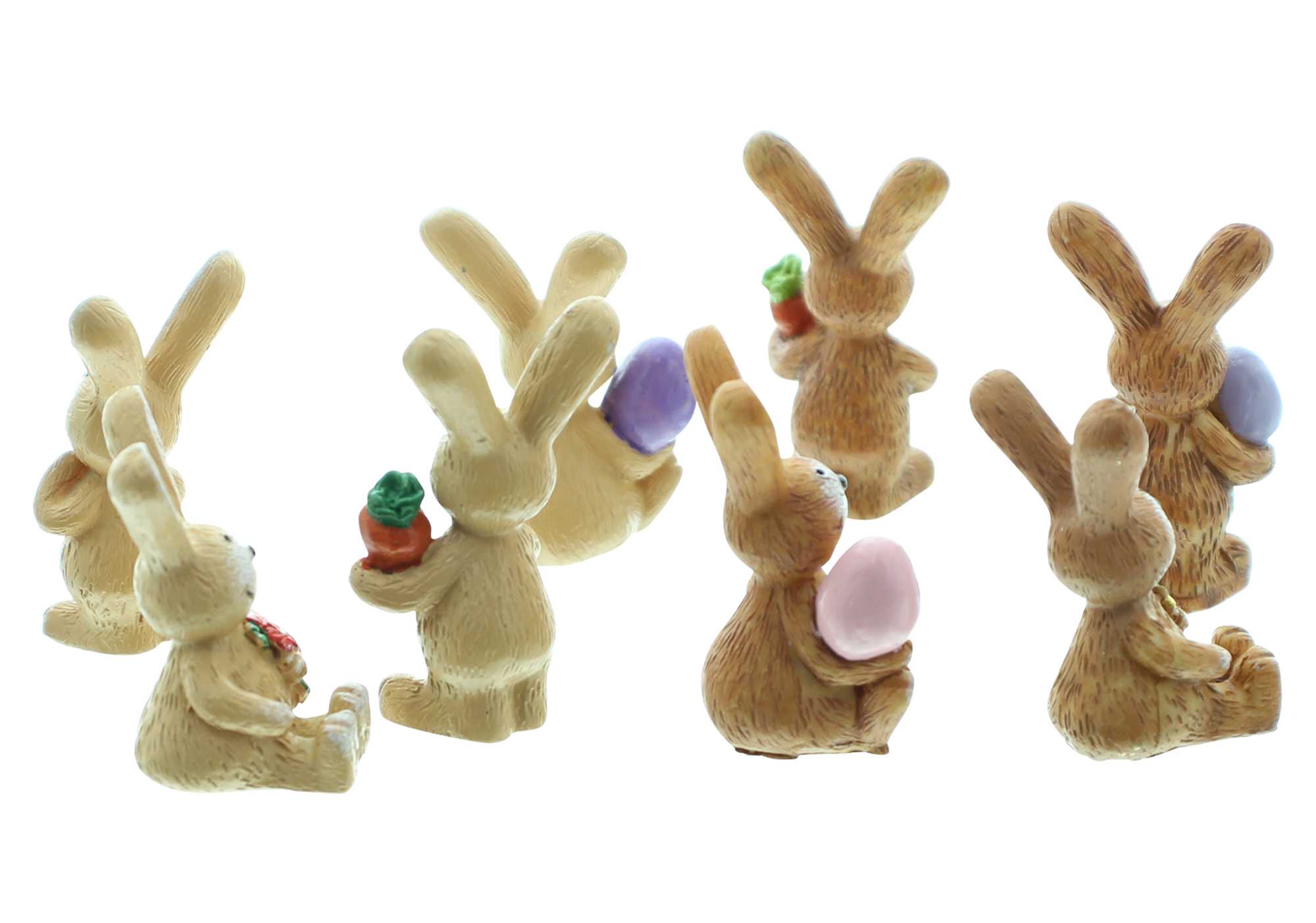Figur "Hasenbande", klein, 8er Set im Frank Flechtwaren Online Shop für Ostern kaufen Figur "Hasenbande", klein, 8er Set im Frank Flechtwaren Online Shop für Ostern kaufen
