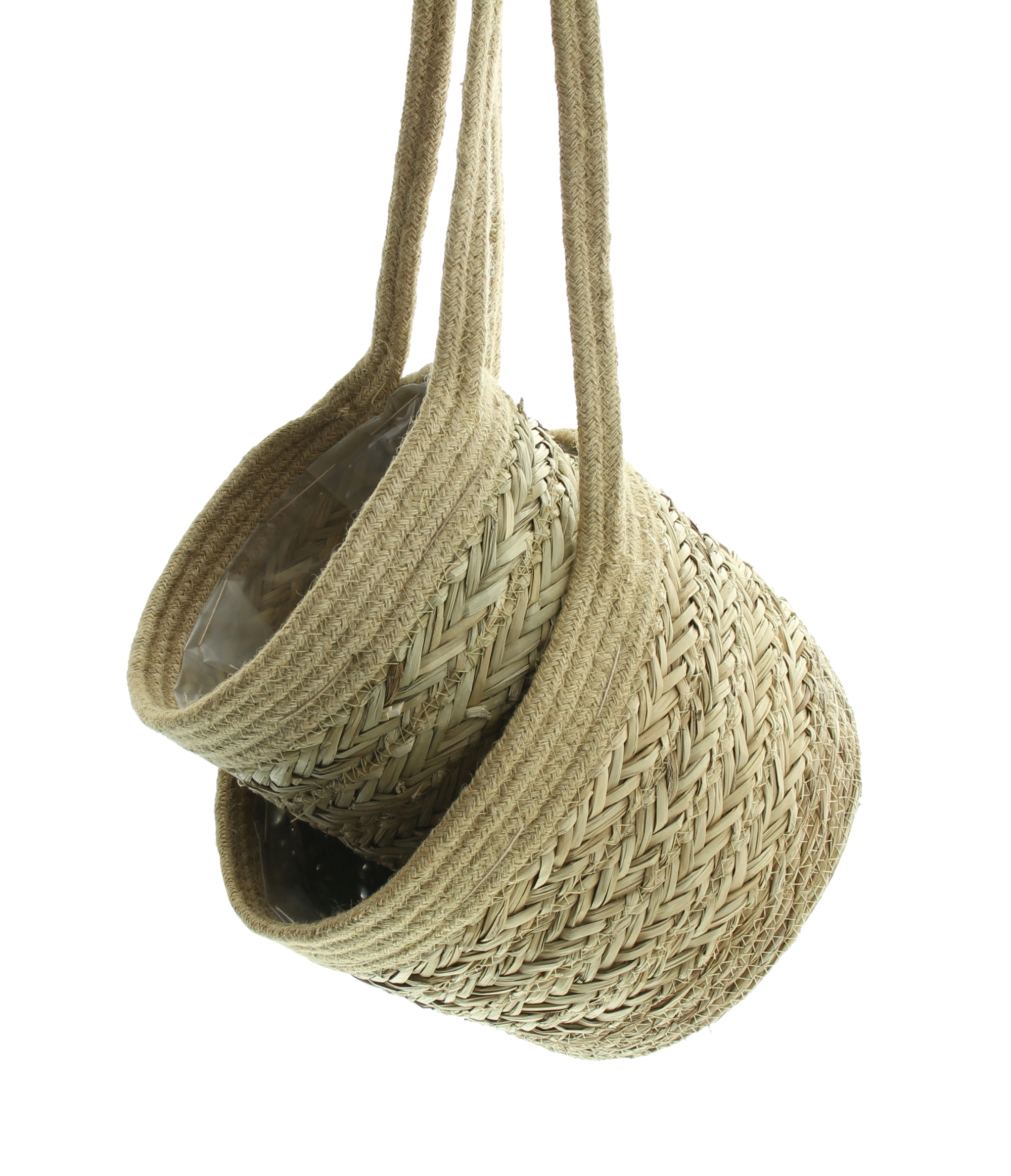 Acheter Lot de 2 paniers suspendus "zostère" dans la boutique en ligne de Frank Flechtwaren pour Jardinières Acheter Lot de 2 paniers suspendus "zostère" dans la boutique en ligne de Frank Flechtwaren pour Jardinières