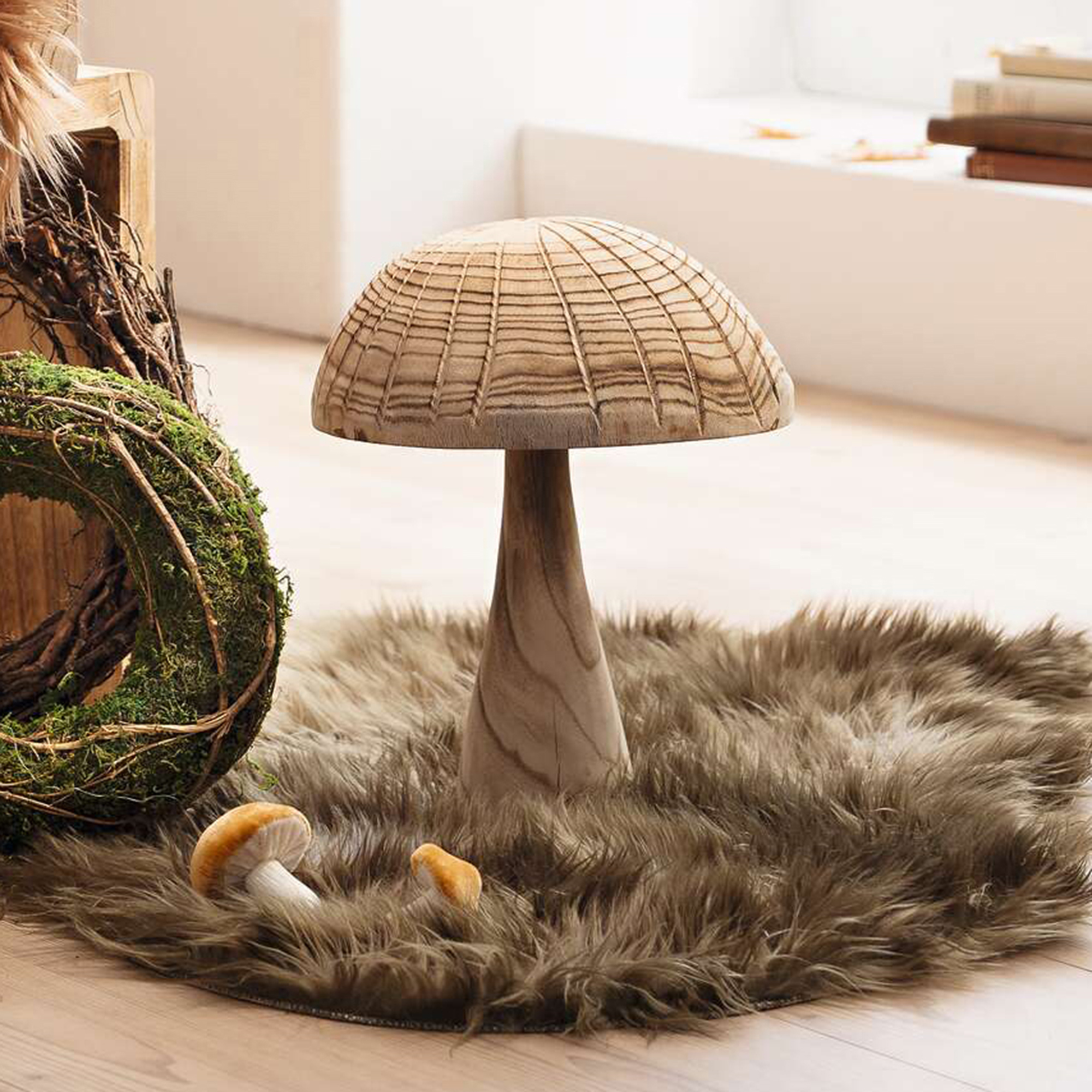Acheter Décoration en bois "Mushroom", GM  dans la boutique en ligne de Frank Flechtwaren