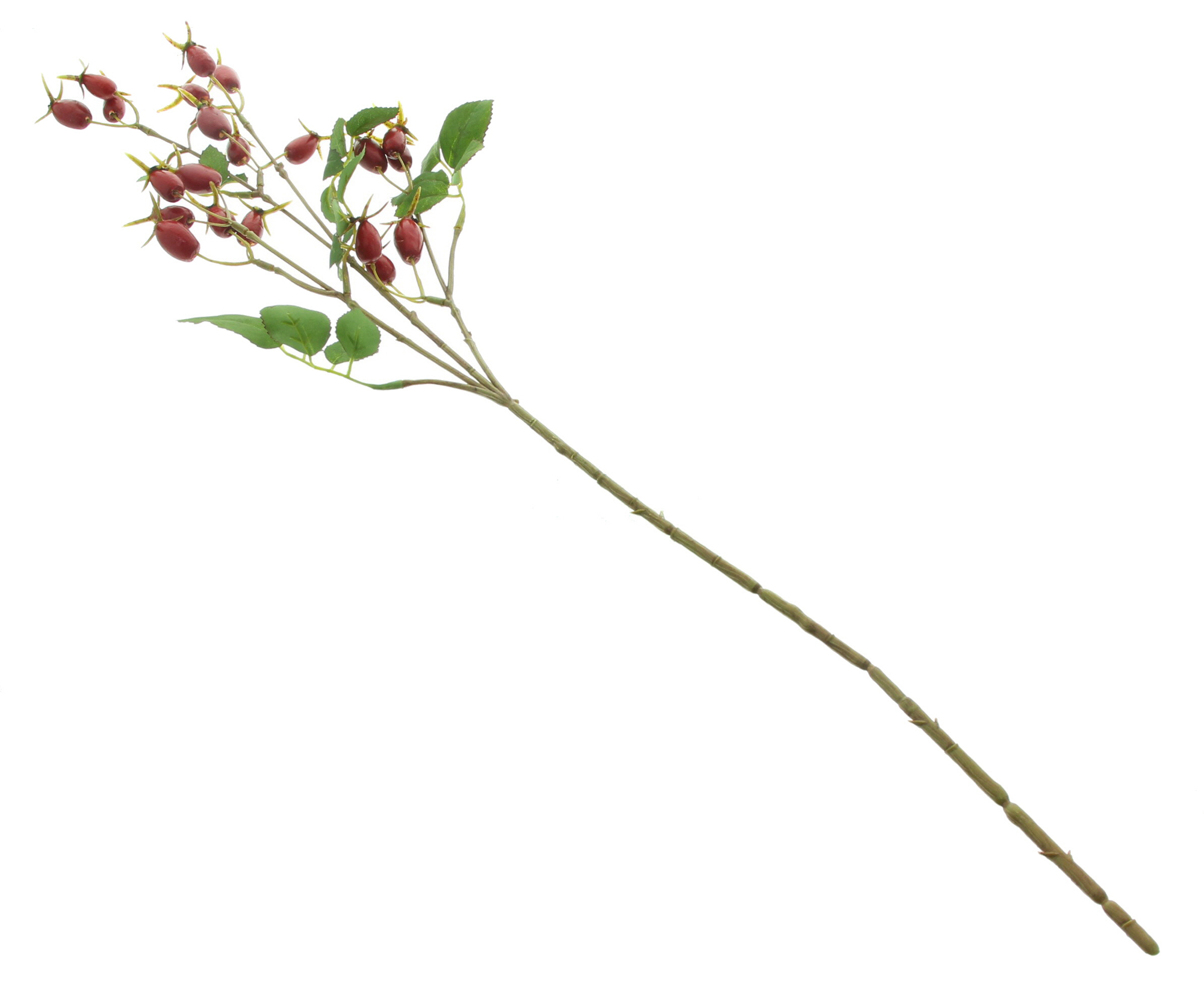 Kunstzweig "Hagebutten"  im Frank Flechtwaren Online Shop für Weihnachten kaufen