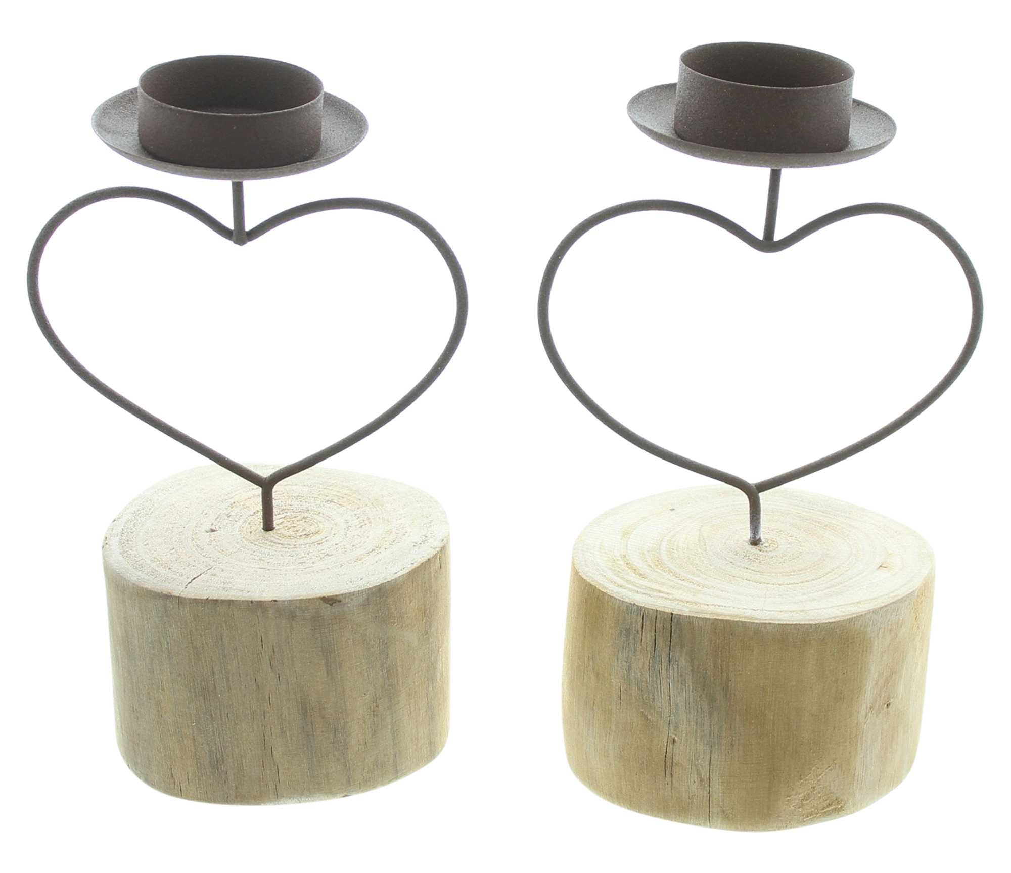 Teelichthalter "Rostherz", 2er Set im Frank Flechtwaren Online Shop für Chalet & Hütte kaufen Teelichthalter "Rostherz", 2er Set im Frank Flechtwaren Online Shop für Chalet & Hütte kaufen