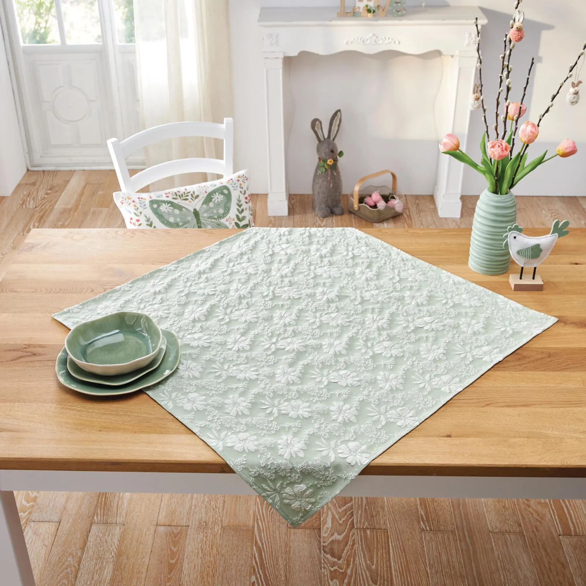 Tischdecke "Lindengrün"  im Frank Flechtwaren Online Shop kaufen