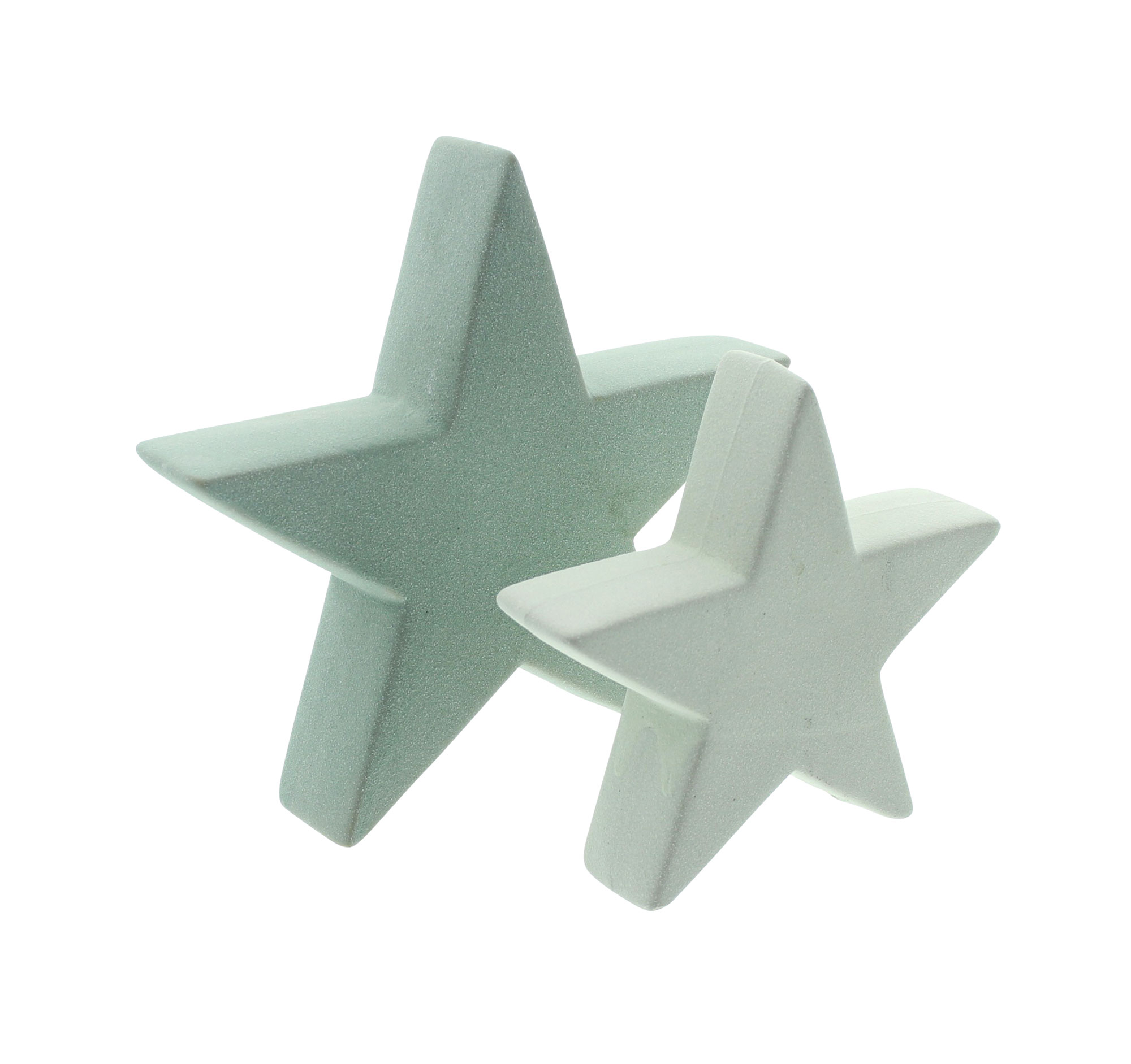 Stern "Grün", 2er Set  im Frank Flechtwaren Online Shop für Weihnachten kaufen