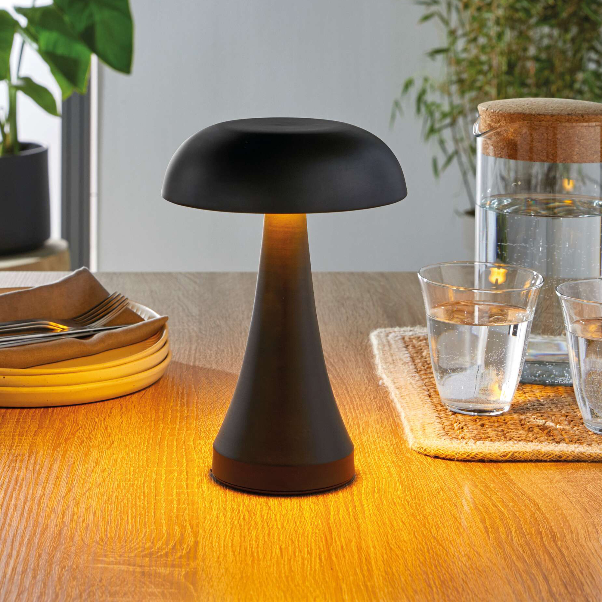 LED-Lampe "Pilz"  im Frank Flechtwaren Online Shop kaufen