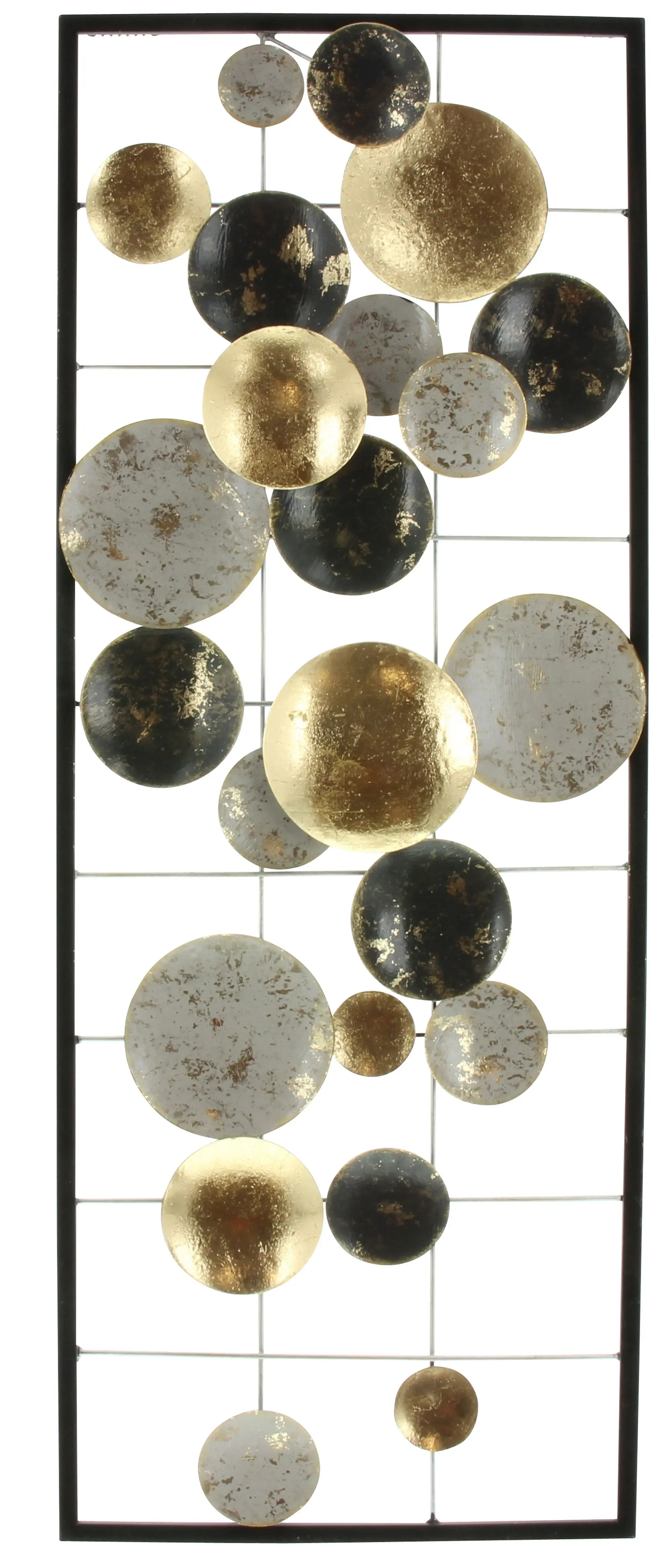 Metalldeko "Circles"  im Frank Flechtwaren Online Shop für Wanddeko kaufen