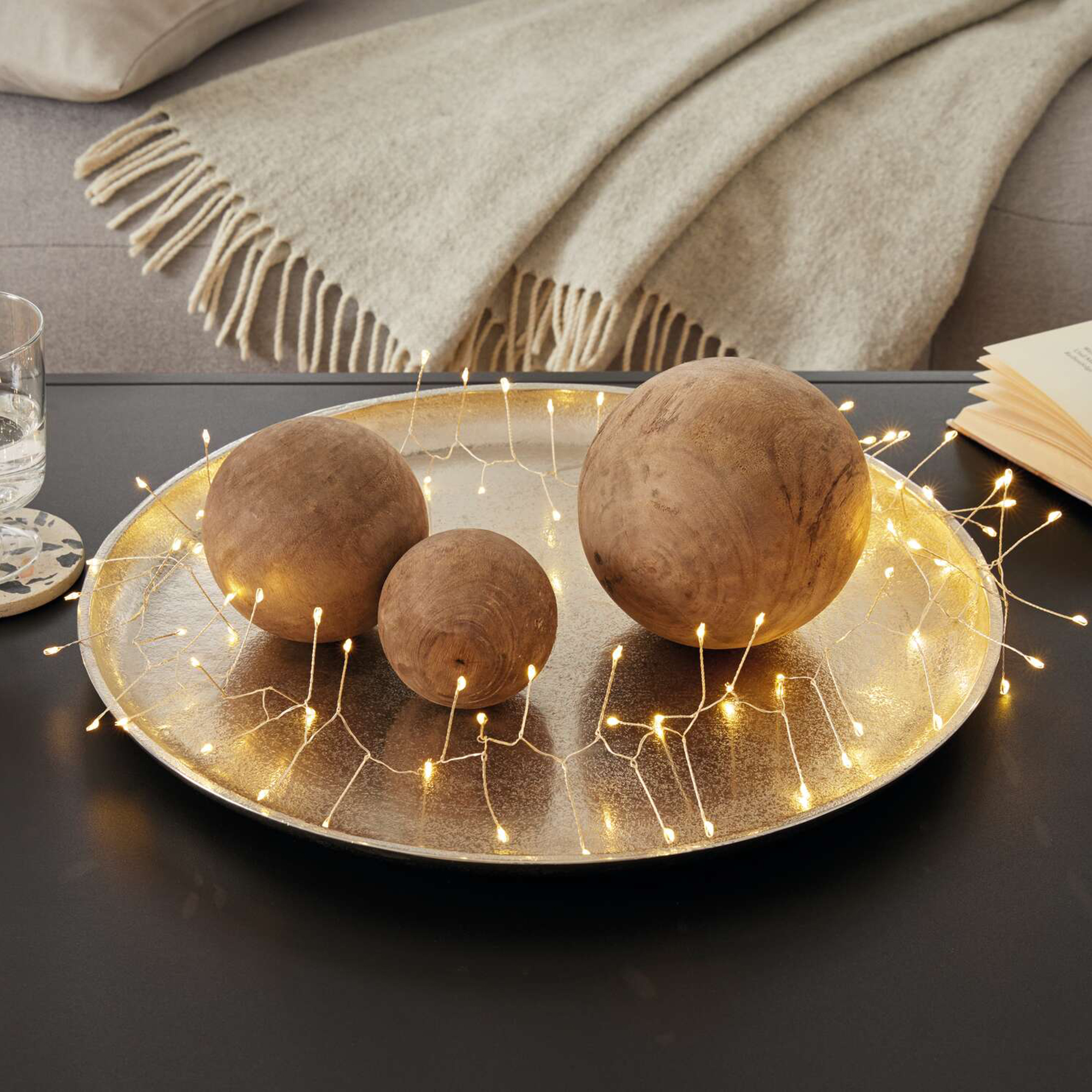 Kugel "Mangoholz", 3er Set im Frank Flechtwaren Online Shop für Dekokugeln kaufen Kugel "Mangoholz", 3er Set im Frank Flechtwaren Online Shop für Dekokugeln kaufen