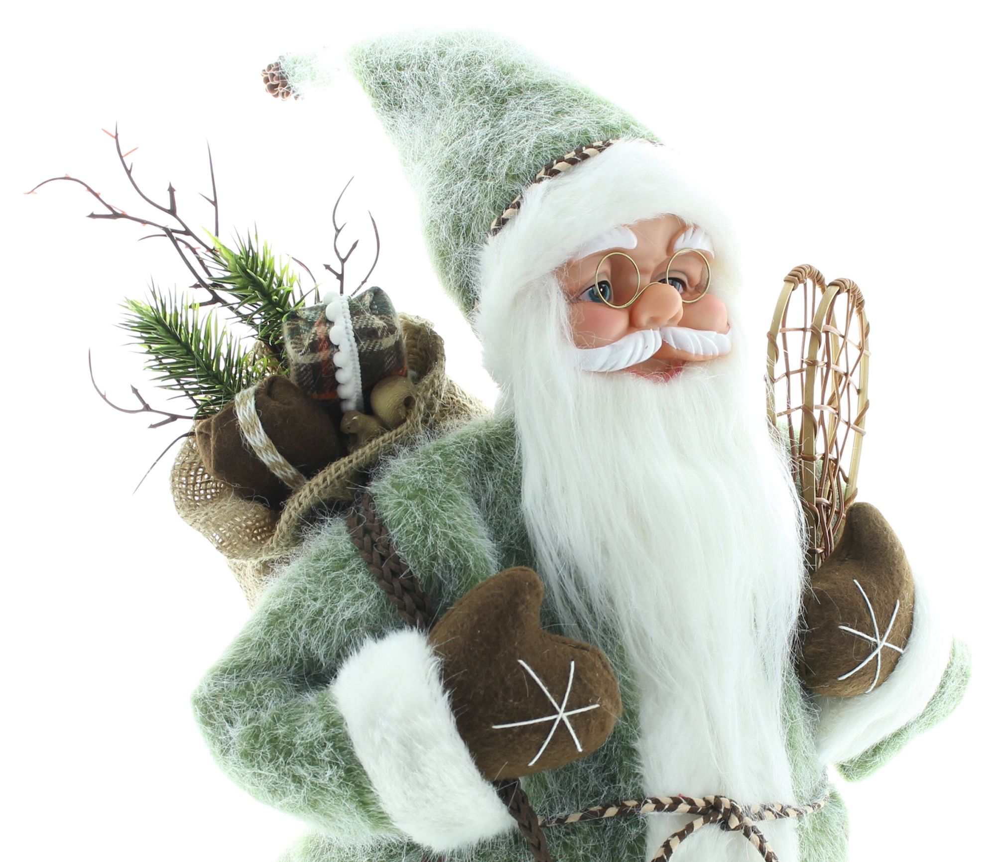 Santa "Schneeschuhe"  im Frank Flechtwaren Online Shop für Weihnachten kaufen