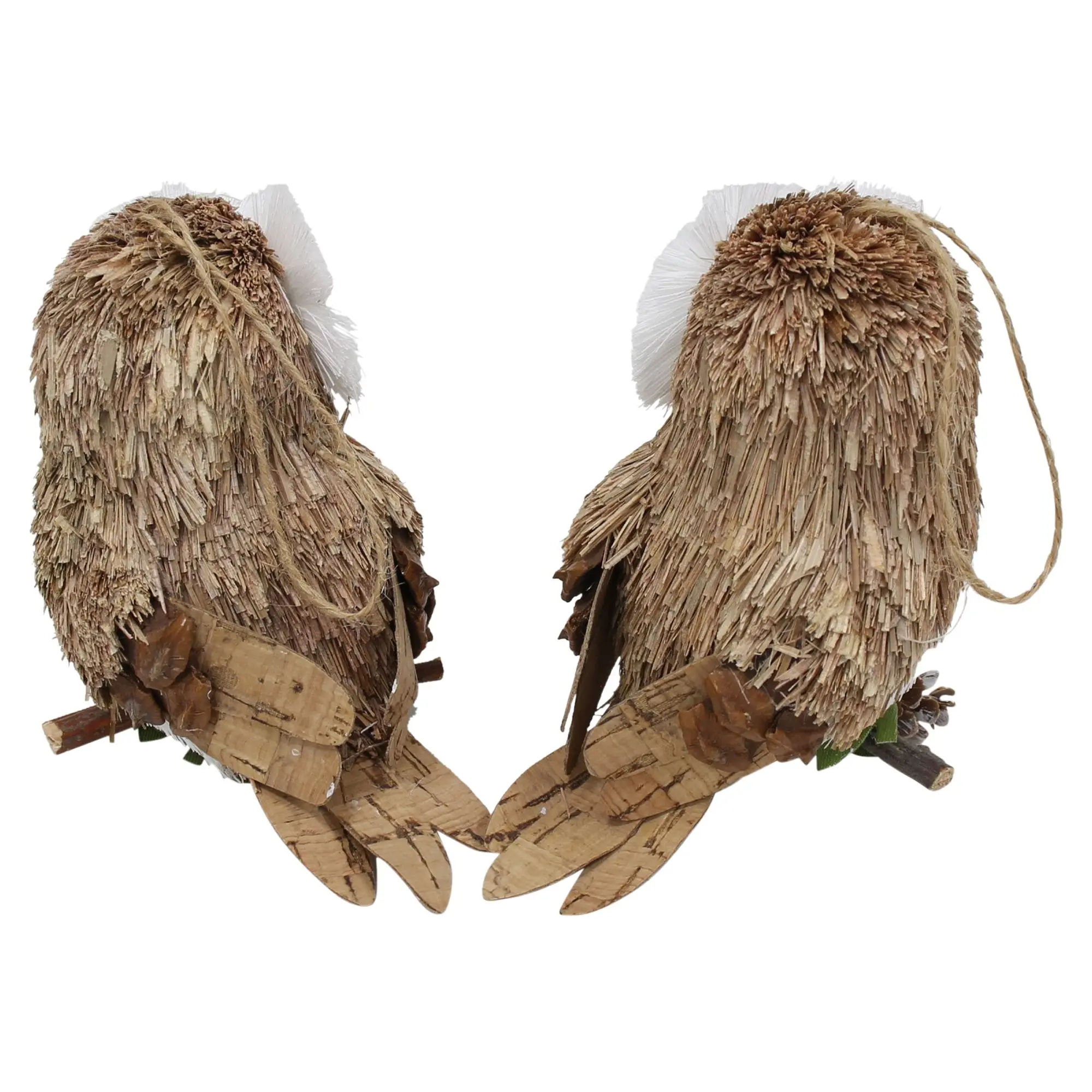 Deko-Hänger "Eule", 2er Set  im Frank Flechtwaren Online Shop für Waldspaziergang kaufen