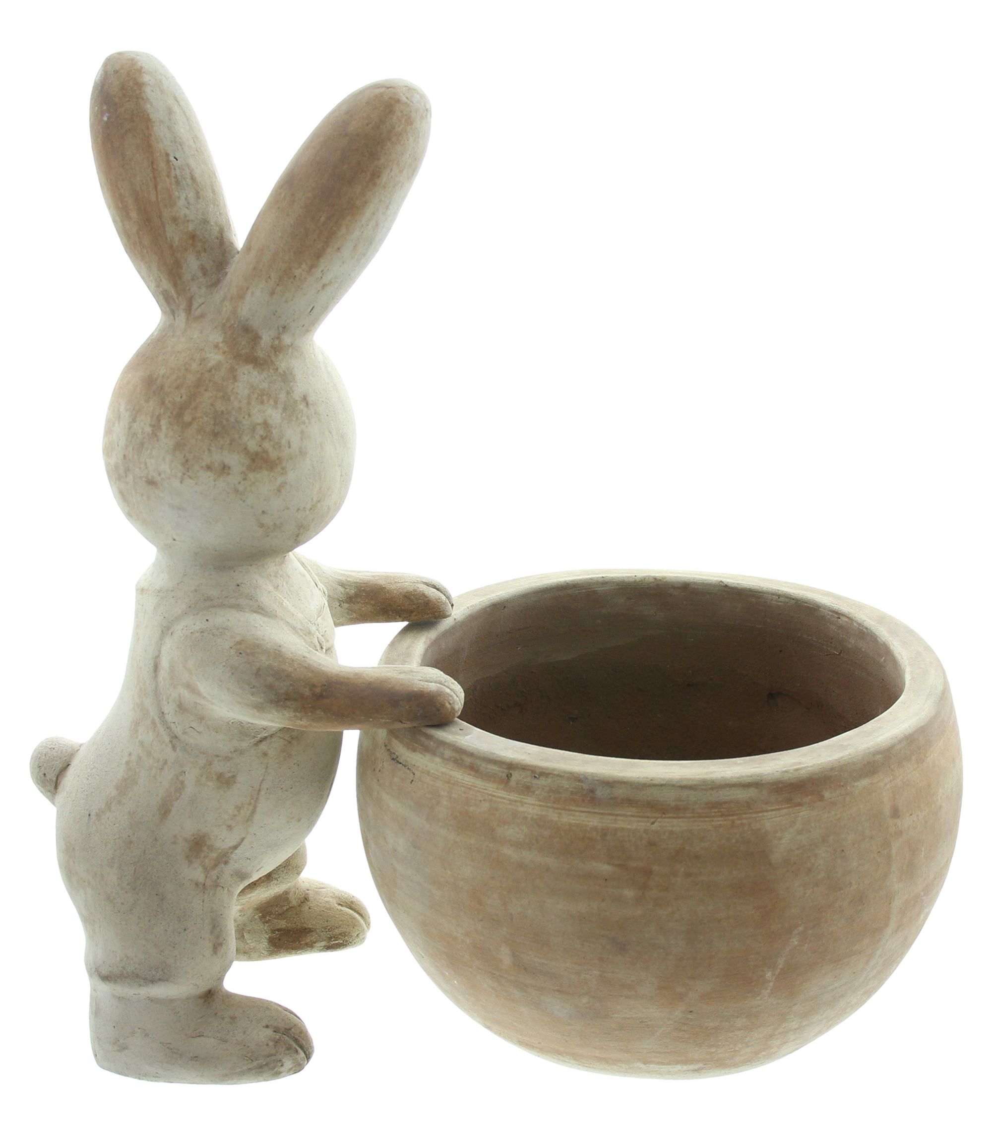 Pflanztopf "Hase", 2tlg.  im Frank Flechtwaren Online Shop für Ostern kaufen