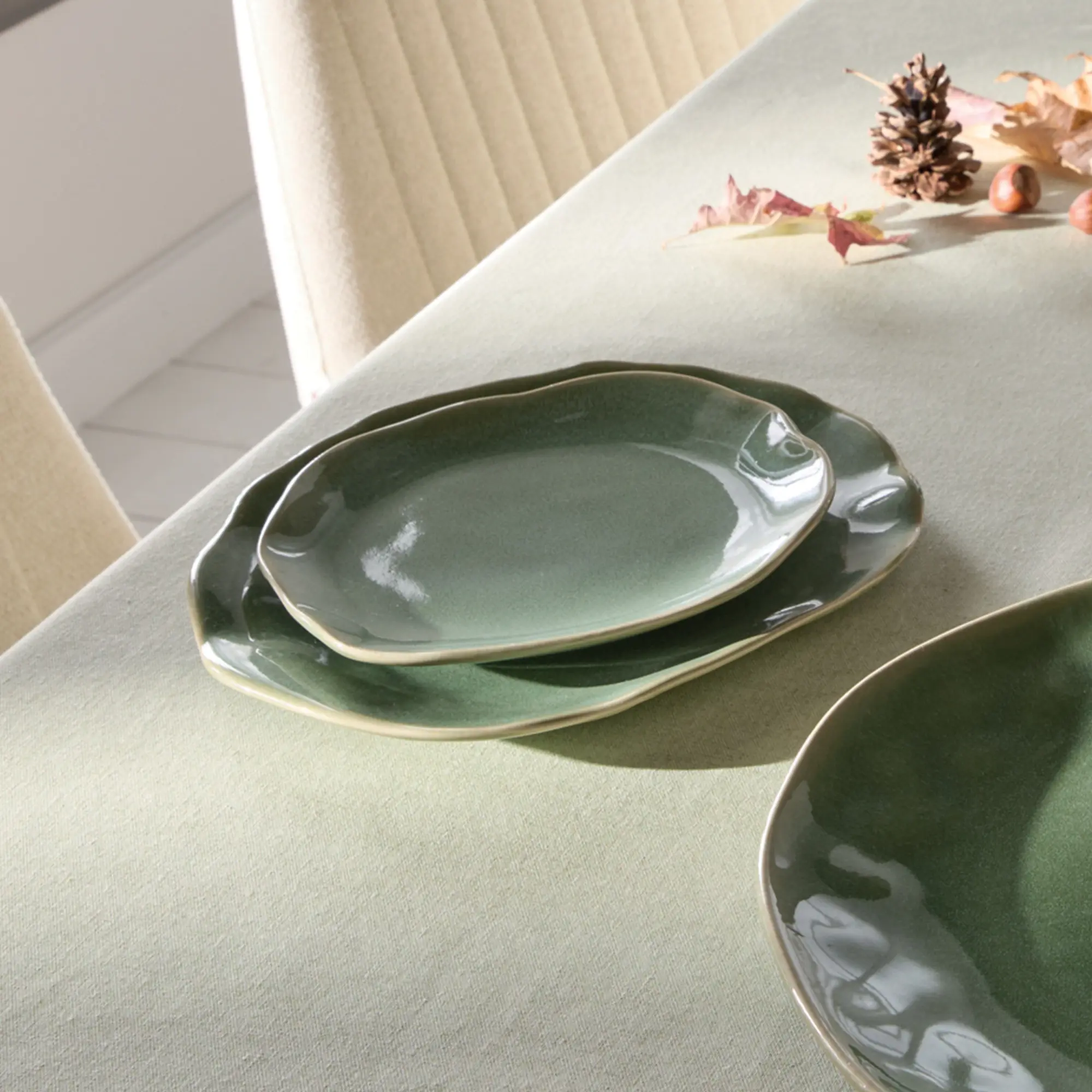 Teller "Organic", 2er Set  im Frank Flechtwaren Online Shop kaufen