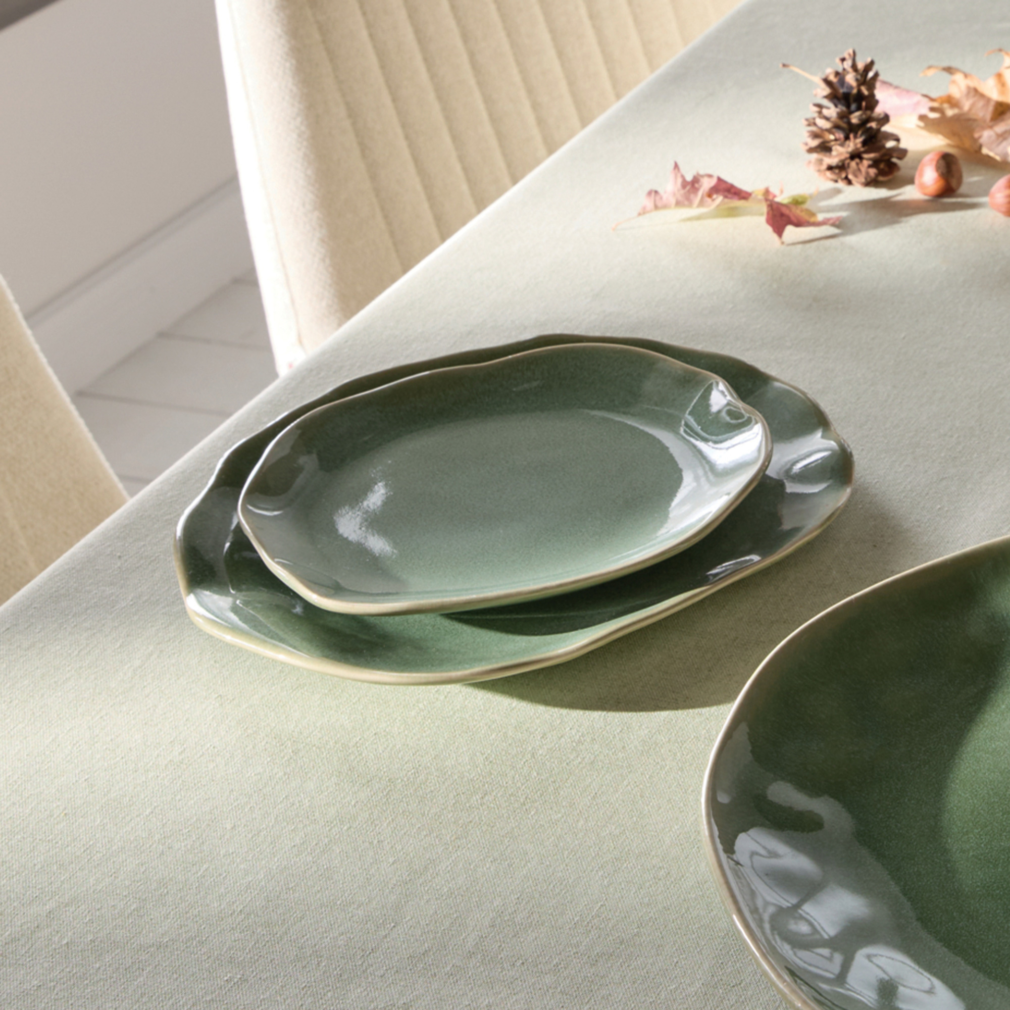 Teller "Organic", 2er Set  im Frank Flechtwaren Online Shop kaufen