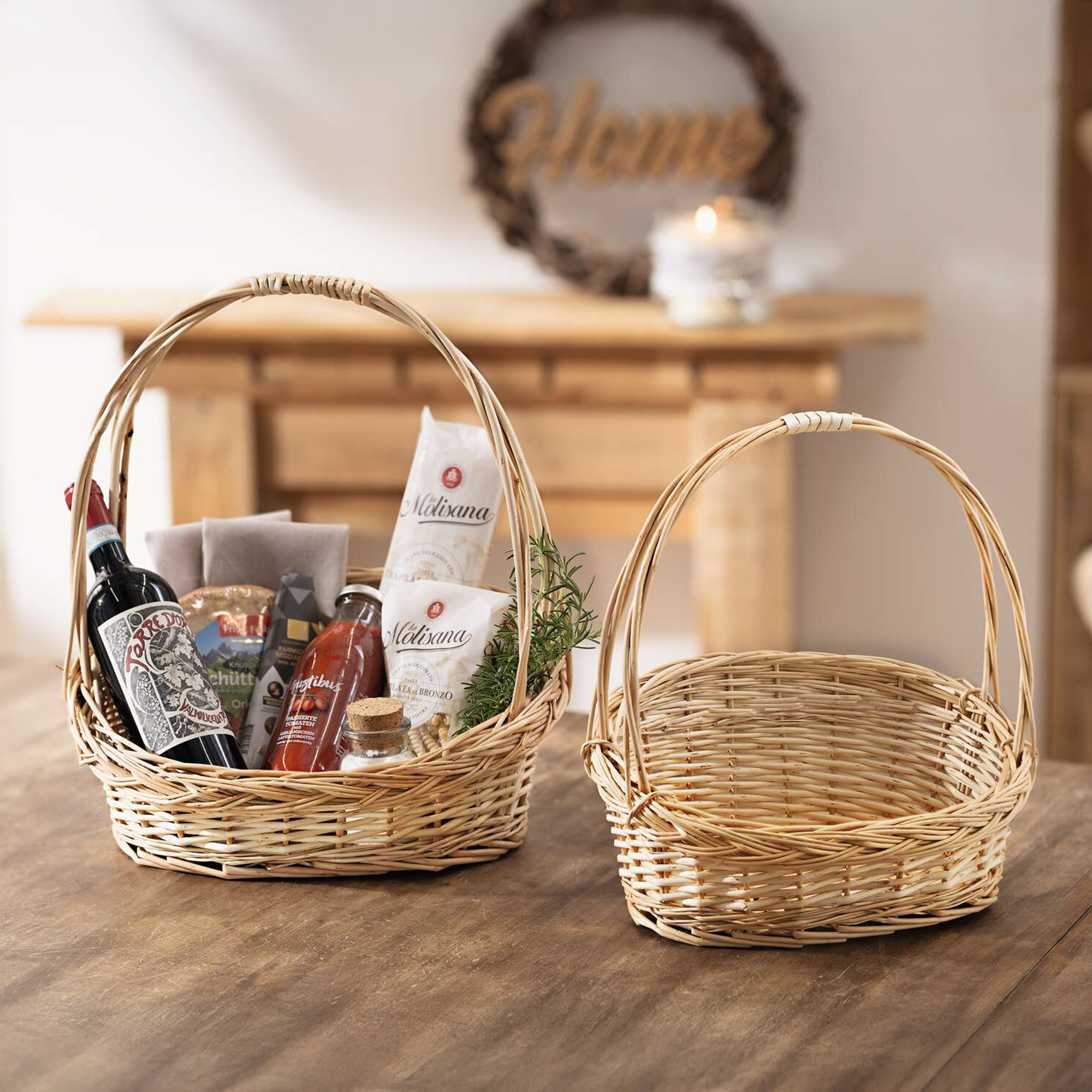 Bügelkorb "Doppelbügel", klein  im Frank Flechtwaren Online Shop kaufen