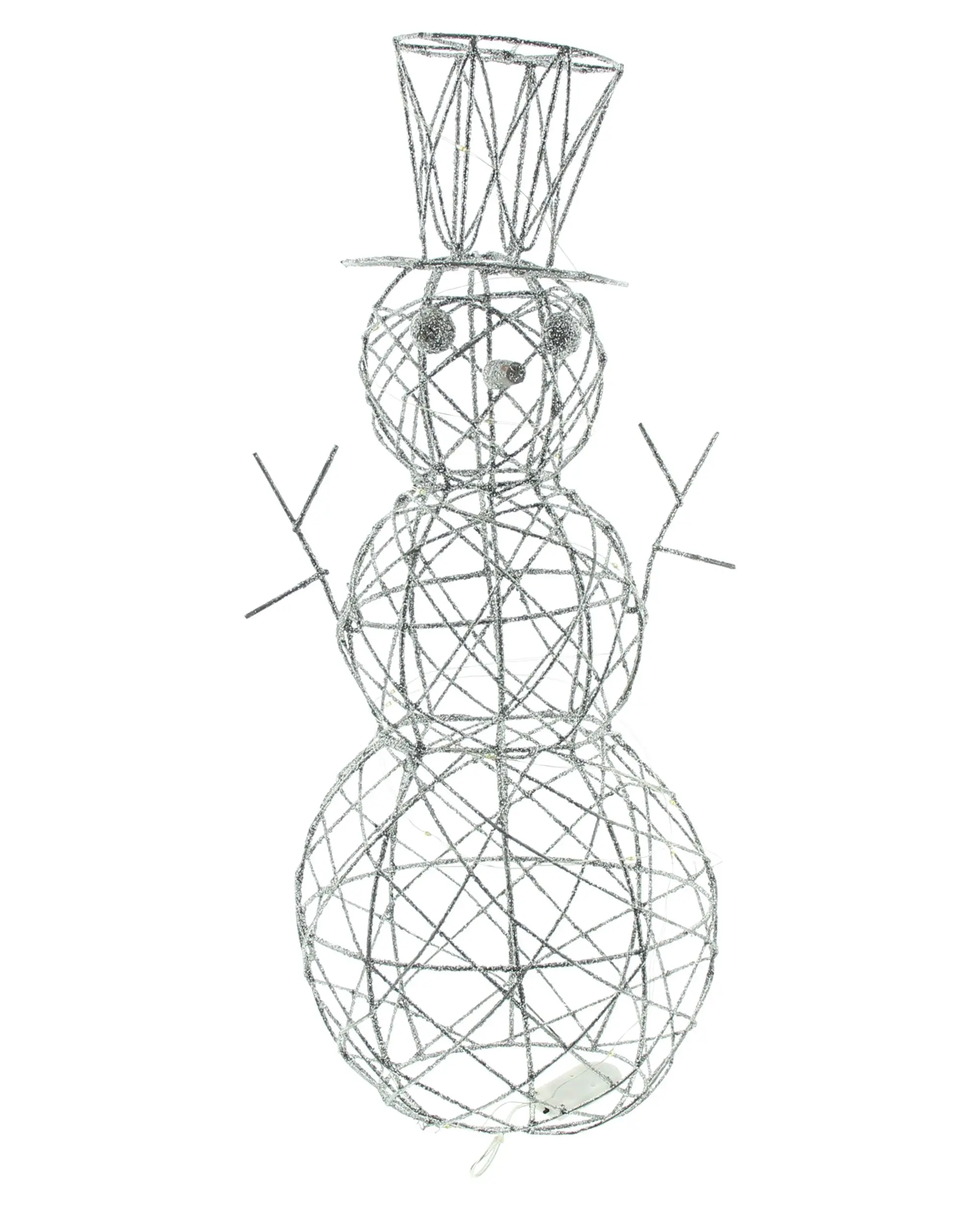 LED-Schneemann "Silver" im Frank Flechtwaren Online Shop für Dekofiguren kaufen LED-Schneemann "Silver" im Frank Flechtwaren Online Shop für Dekofiguren kaufen