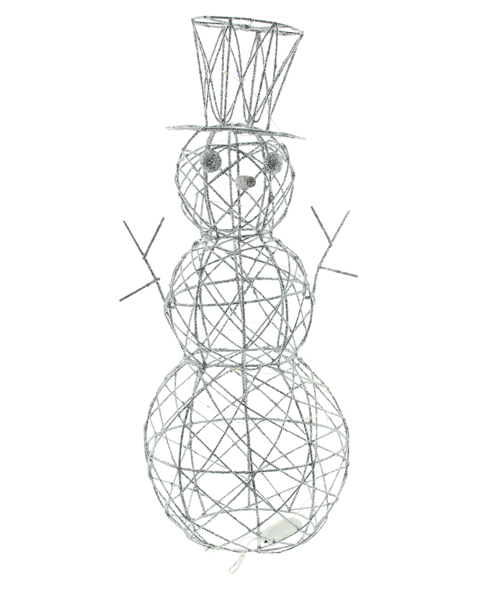 LED-Schneemann "Silver" im Frank Flechtwaren Online Shop für Weihnachten kaufen LED-Schneemann "Silver" im Frank Flechtwaren Online Shop für Weihnachten kaufen