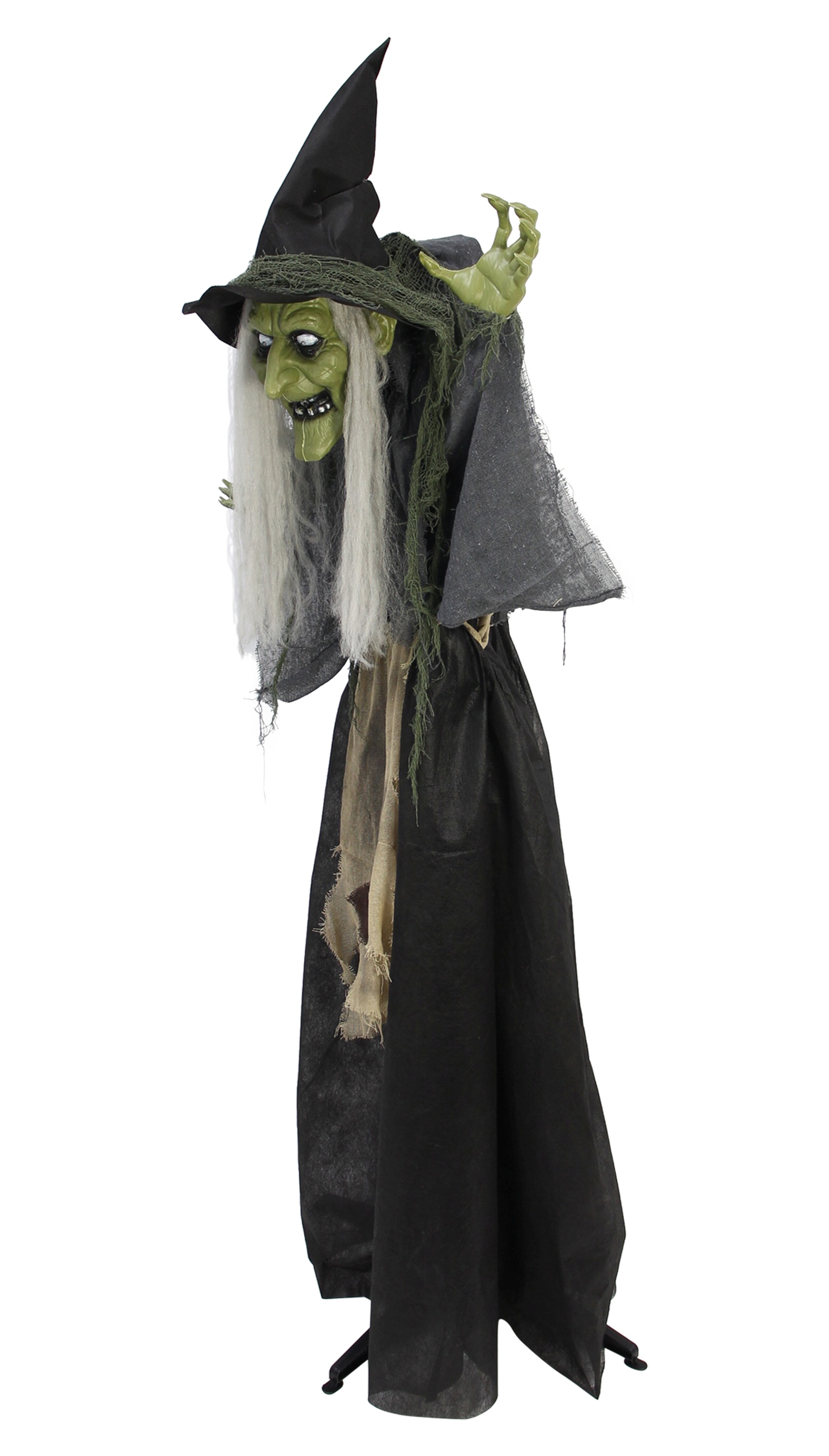 LED-Hexe "Gruselnacht"  im Frank Flechtwaren Online Shop für LED-Deko kaufen