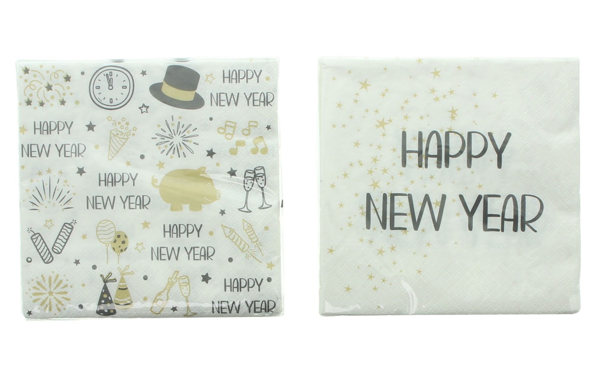 Servietten "Silvester", 40er Set  im Frank Flechtwaren Online Shop für Küche kaufen