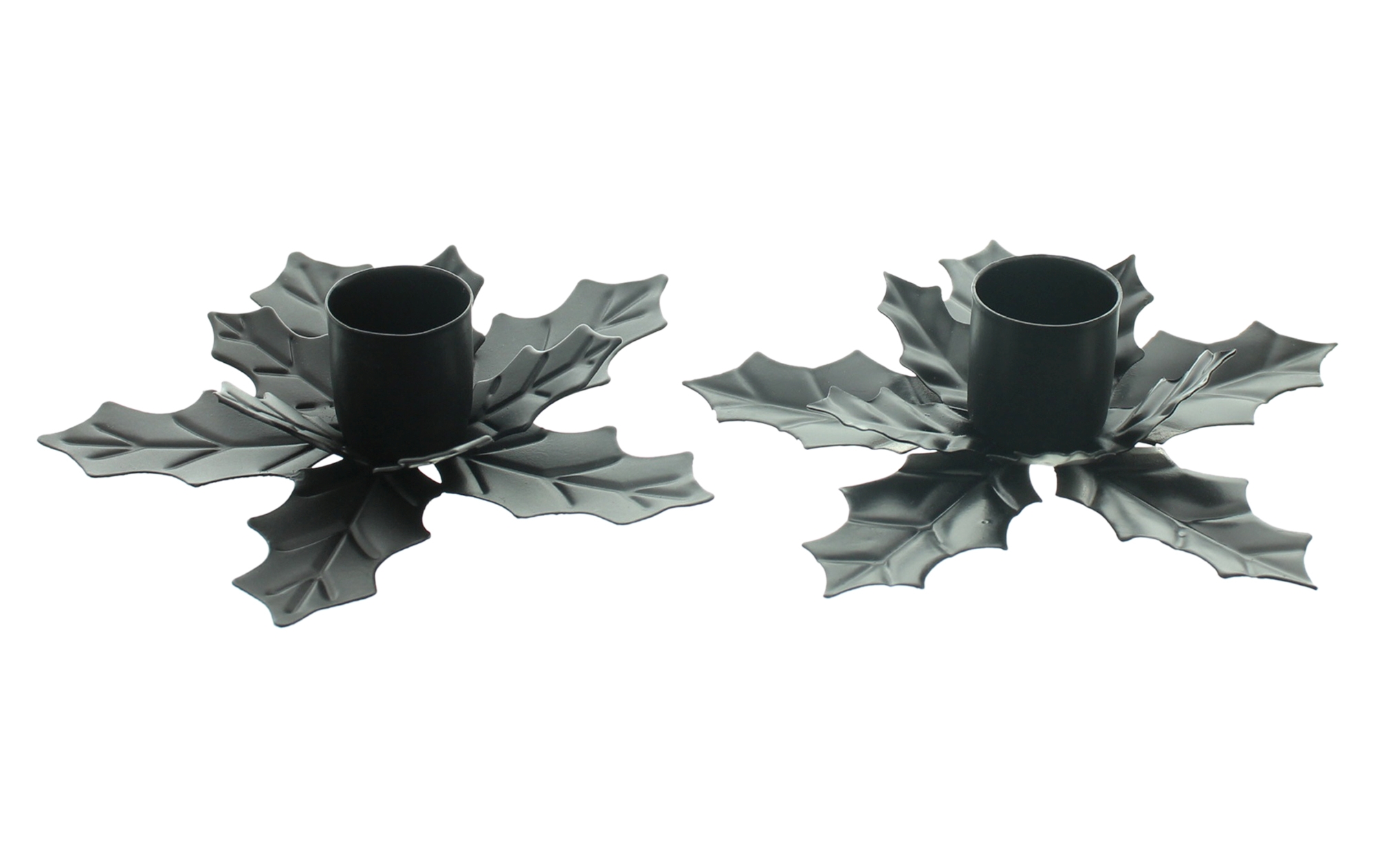 Stabkerzenhalter "Ilex", 2er Set  im Frank Flechtwaren Online Shop für Herbst kaufen