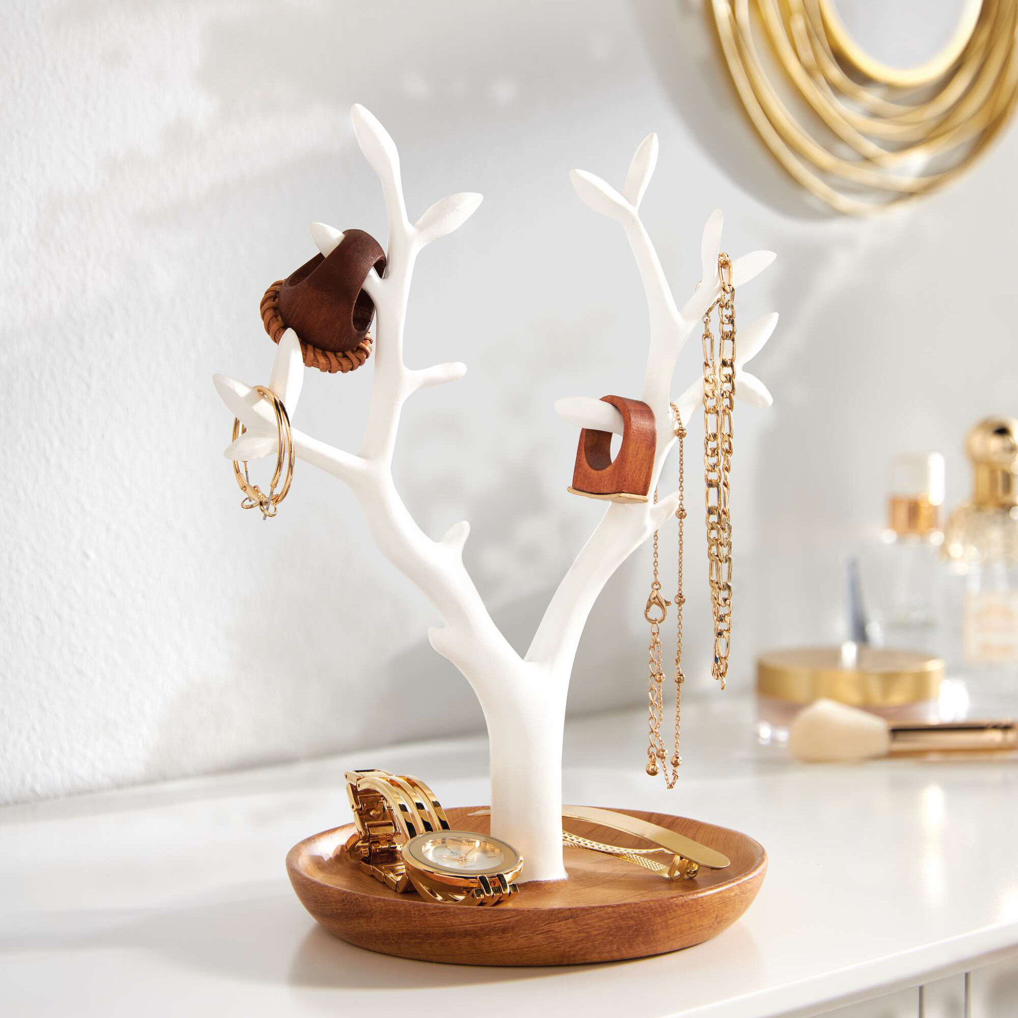 Schmuckbaum "White"  im Frank Flechtwaren Online Shop kaufen
