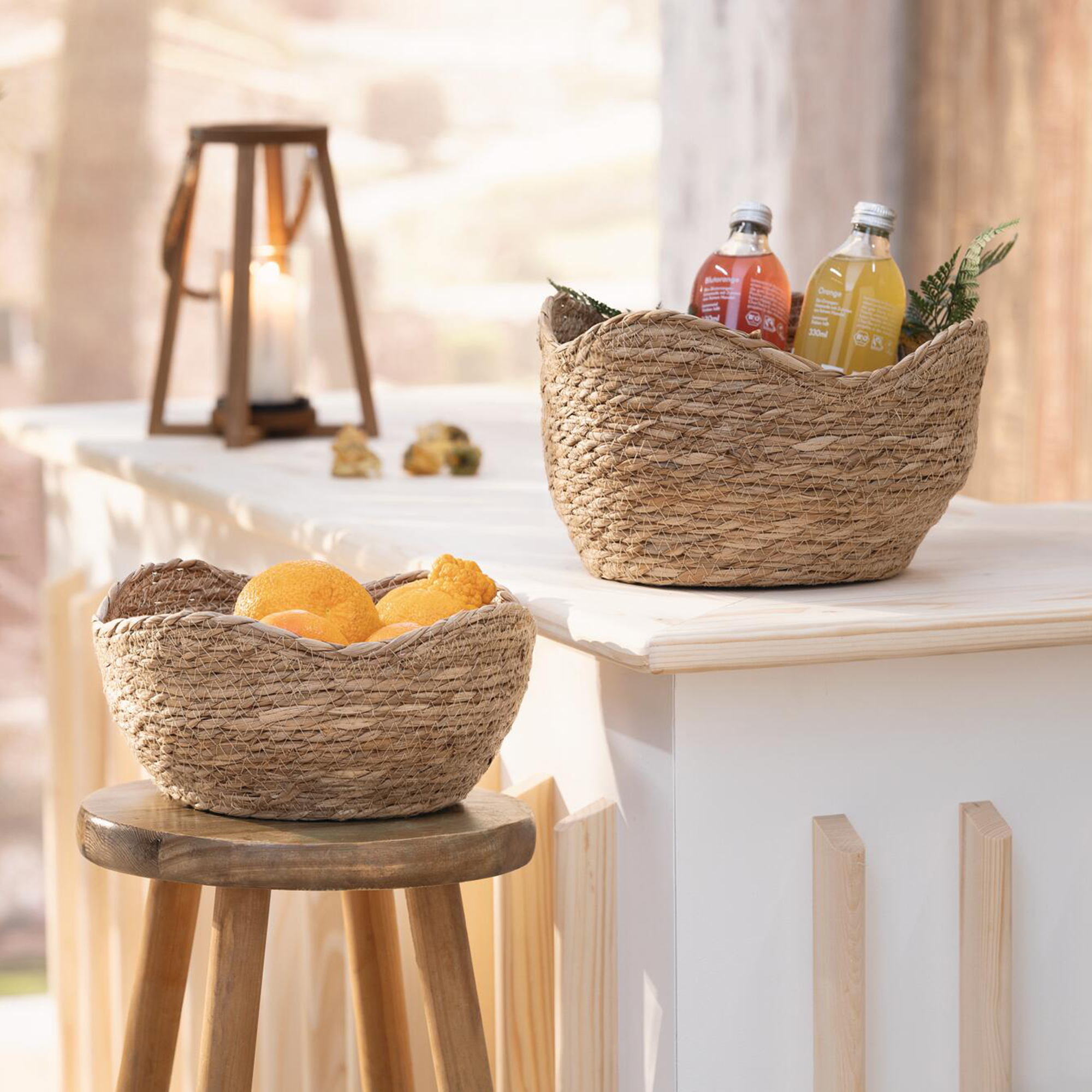 Universalkorb "Waves", 2er Set  im Frank Flechtwaren Online Shop kaufen