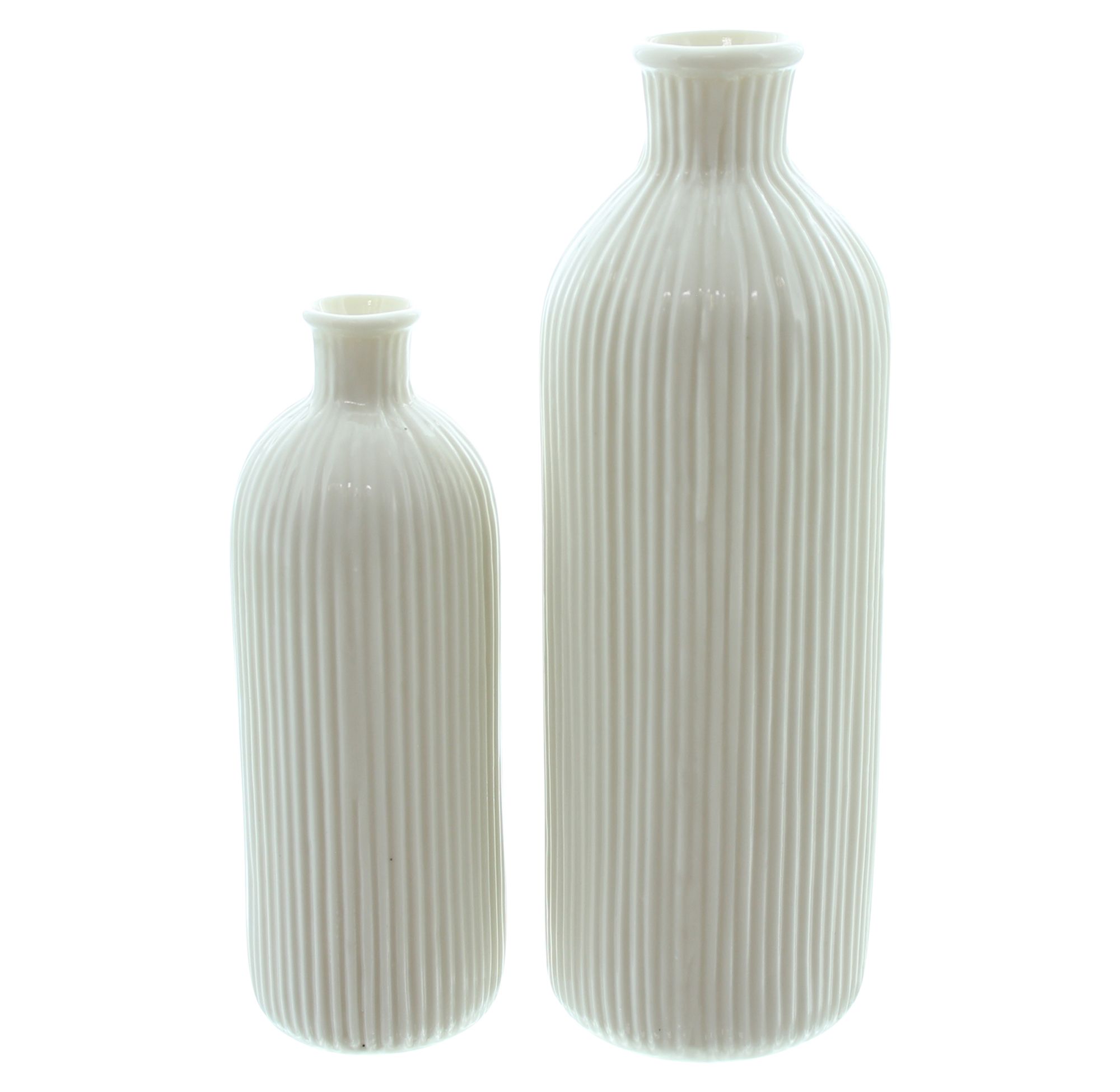 Dekovase "Weiß", 2er Set im Frank Flechtwaren Online Shop für Ostern kaufen Dekovase "Weiß", 2er Set im Frank Flechtwaren Online Shop für Ostern kaufen