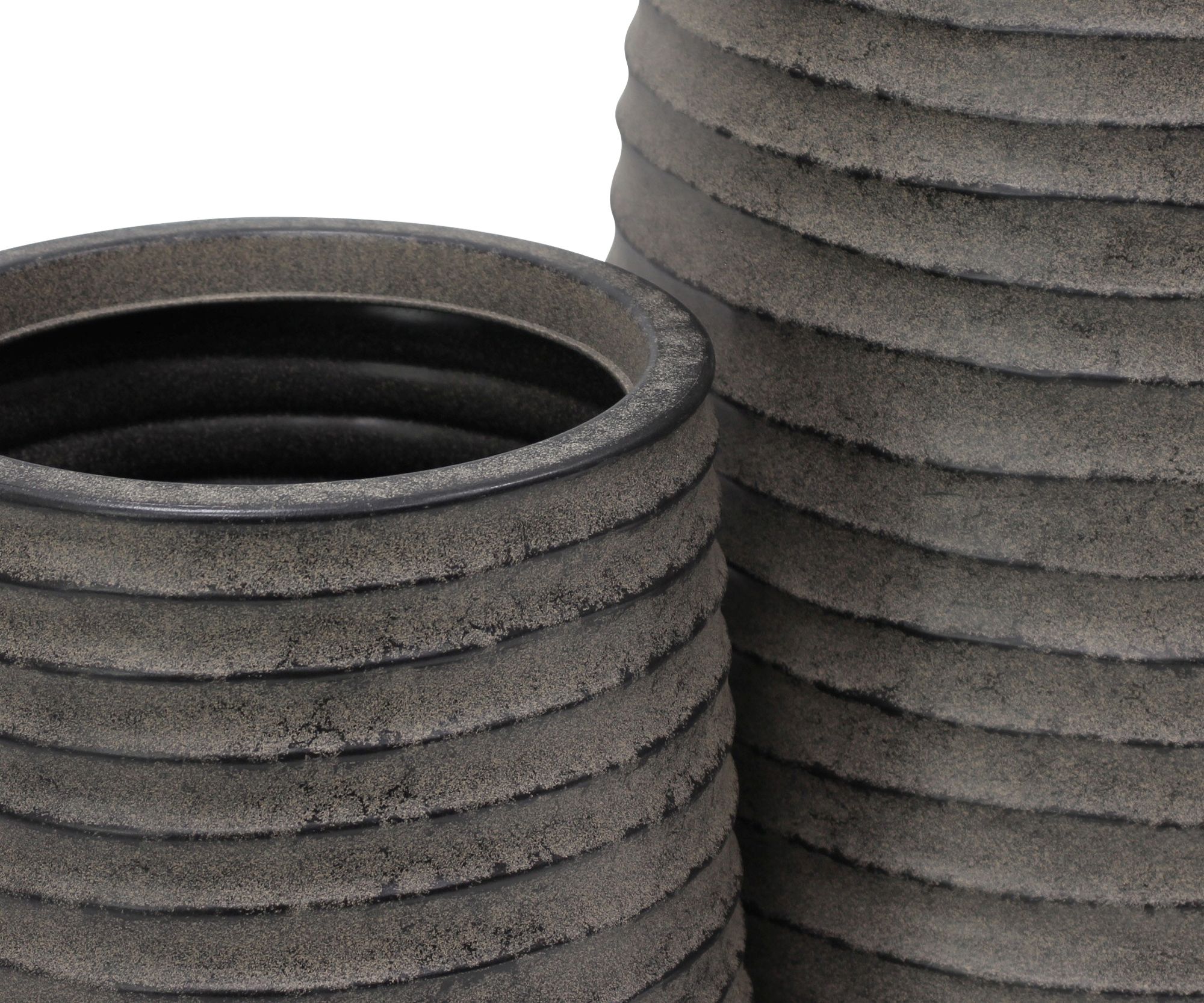 Übertopf "Wellen", 2er Set  im Frank Flechtwaren Online Shop für Übertöpfe kaufen