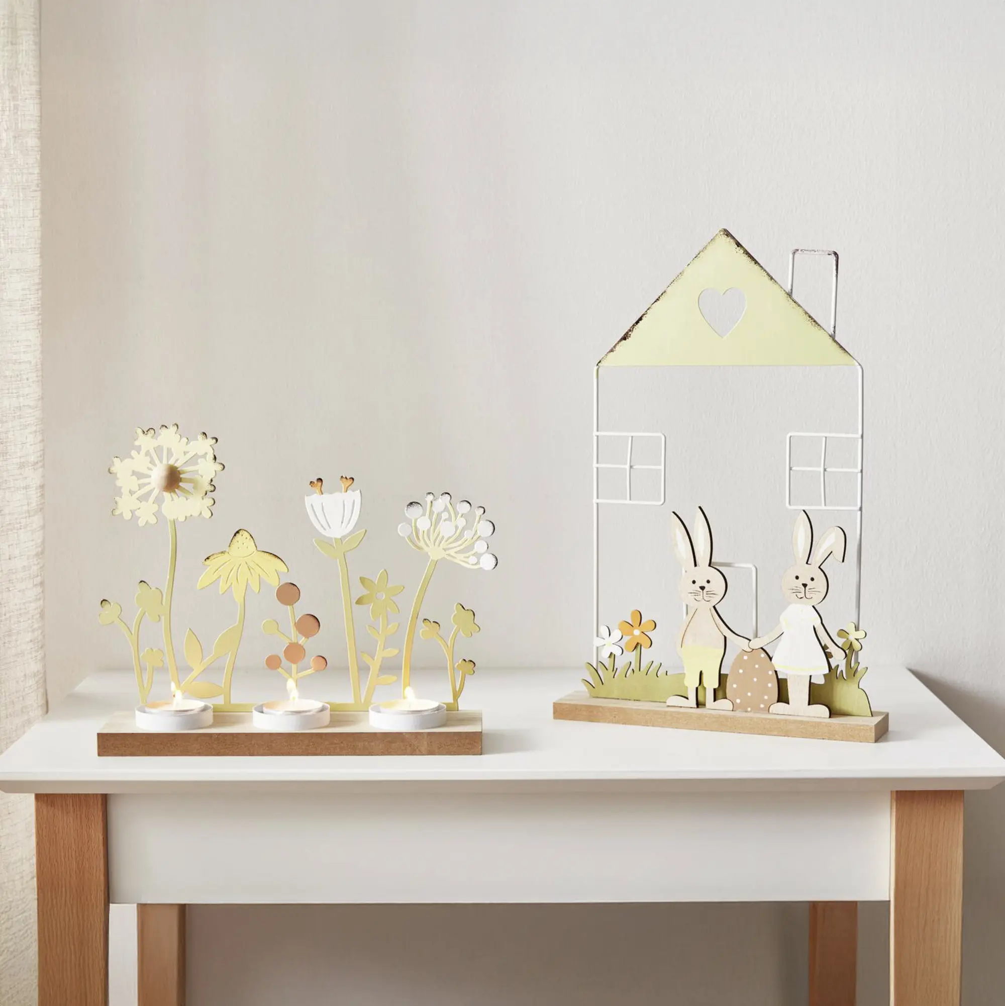 Hasenhaus "Blumenwiese"  im Frank Flechtwaren Online Shop kaufen