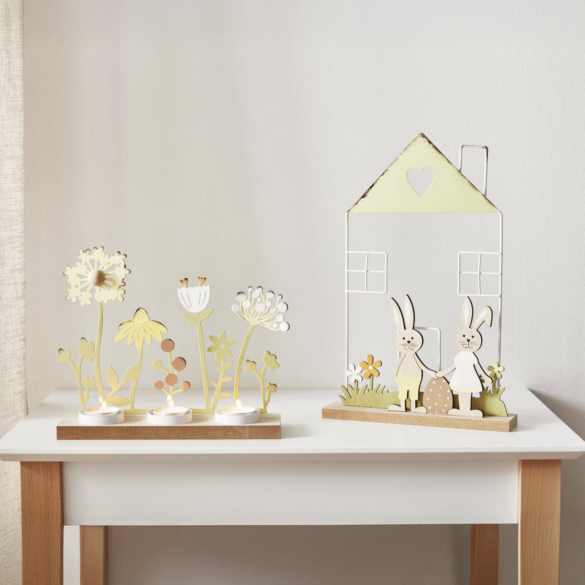 Hasenhaus "Blumenwiese"  im Frank Flechtwaren Online Shop kaufen