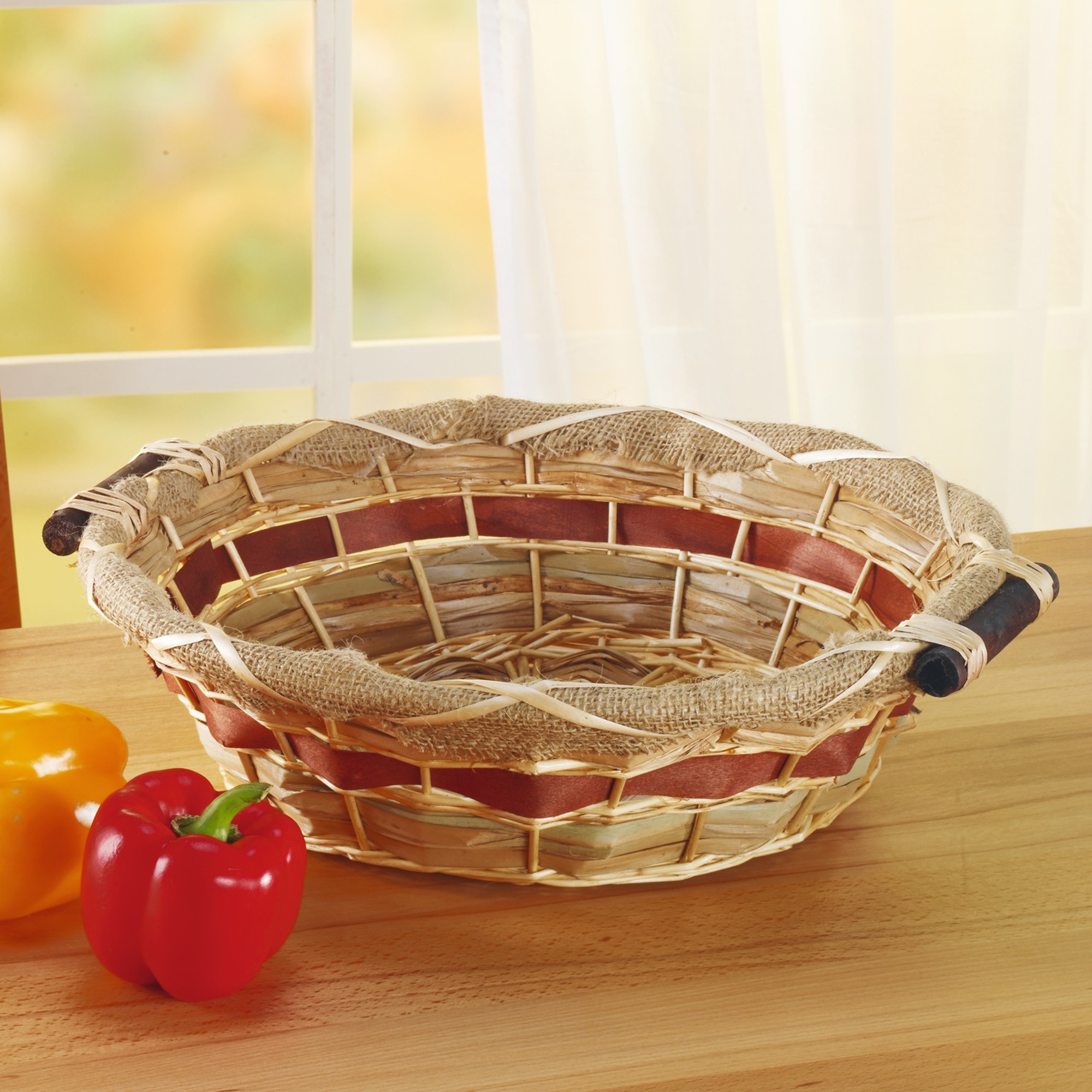 Acheter Coupe déco "bord en jute"  dans la boutique en ligne de Frank Flechtwaren