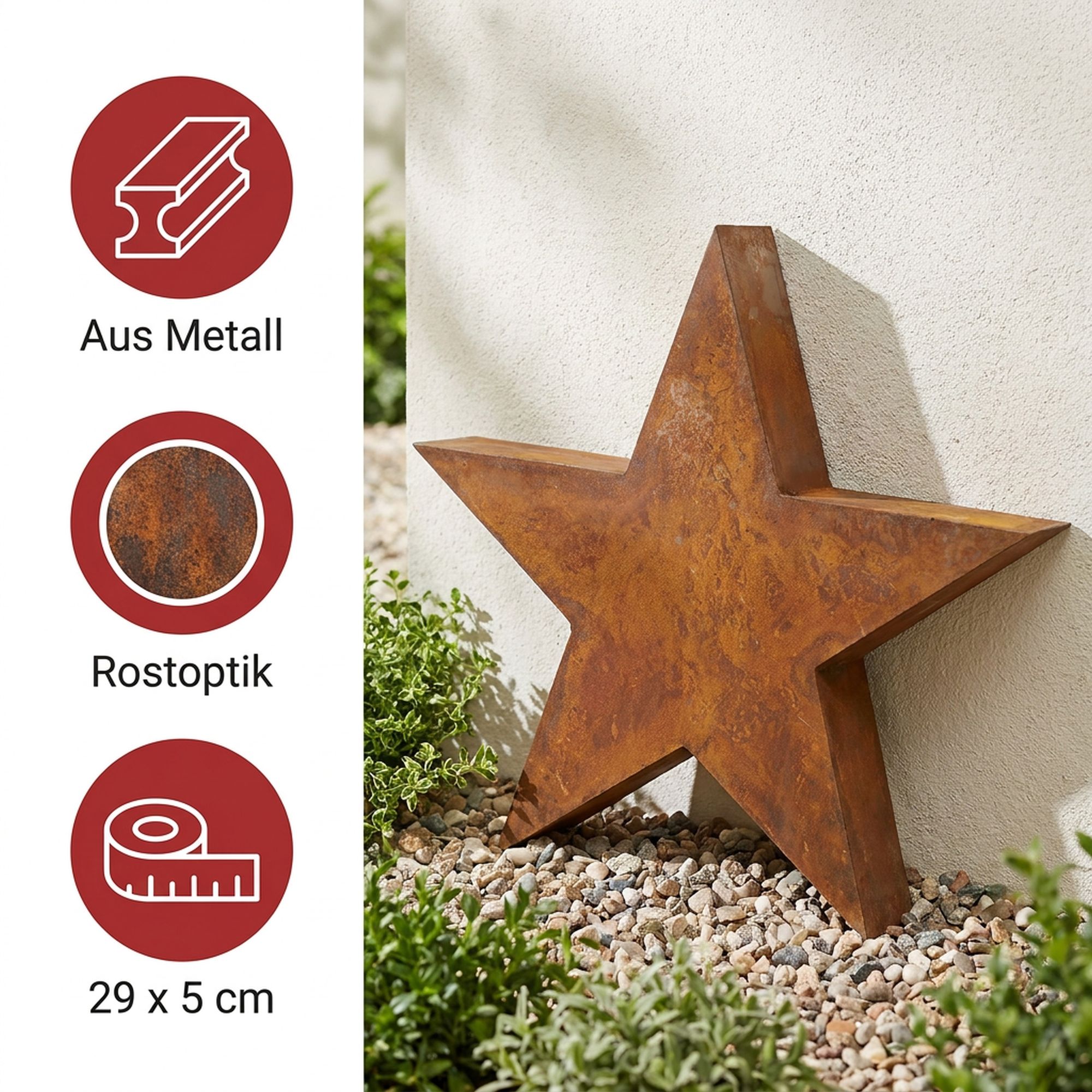 Stern "Rost"  im Frank Flechtwaren Online Shop für Sterne kaufen