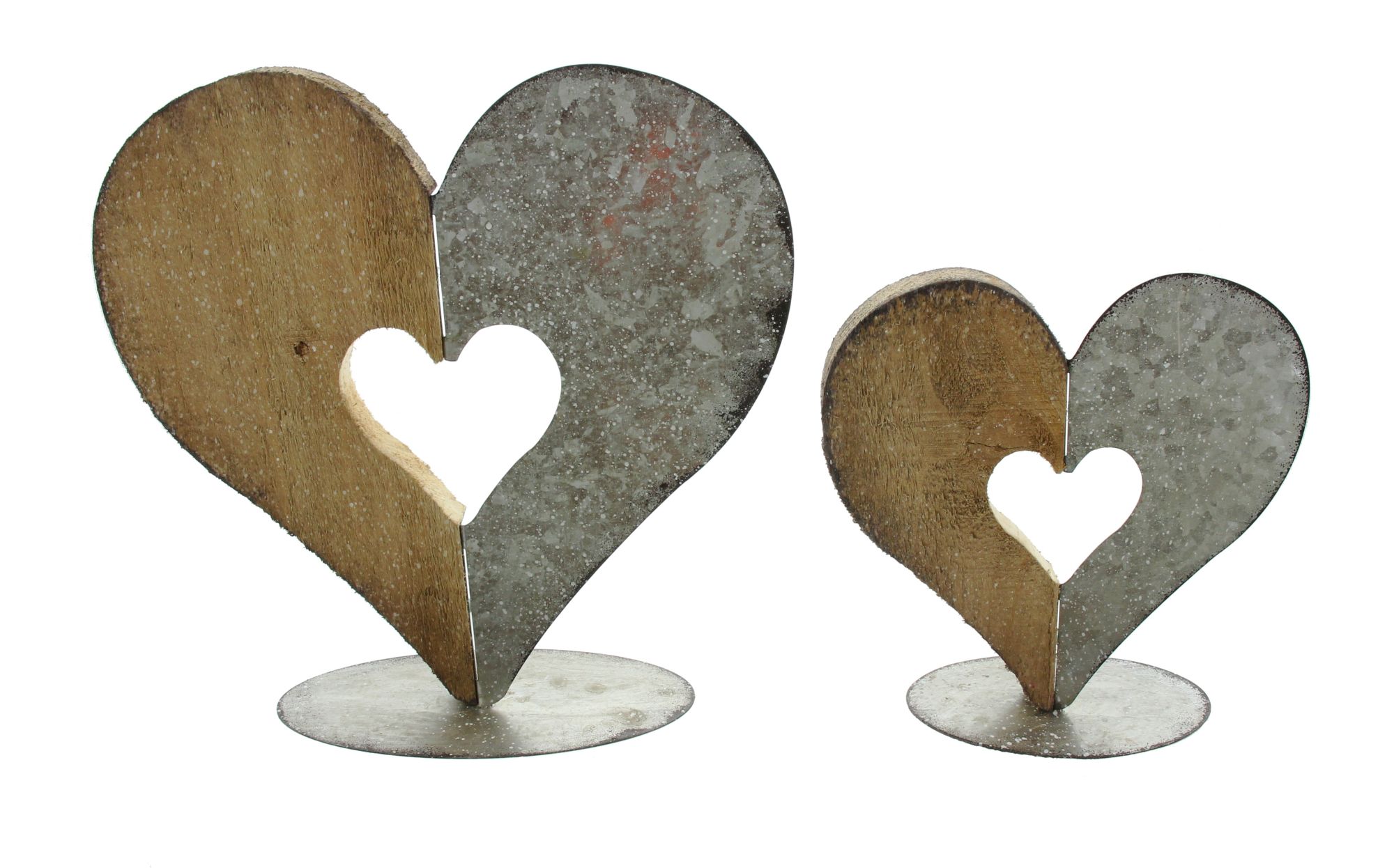 Acheter Lot de 2 cœurs de décoration "mixe" dans la boutique en ligne de Frank Flechtwaren pour Automne Acheter Lot de 2 cœurs de décoration "mixe" dans la boutique en ligne de Frank Flechtwaren pour Automne