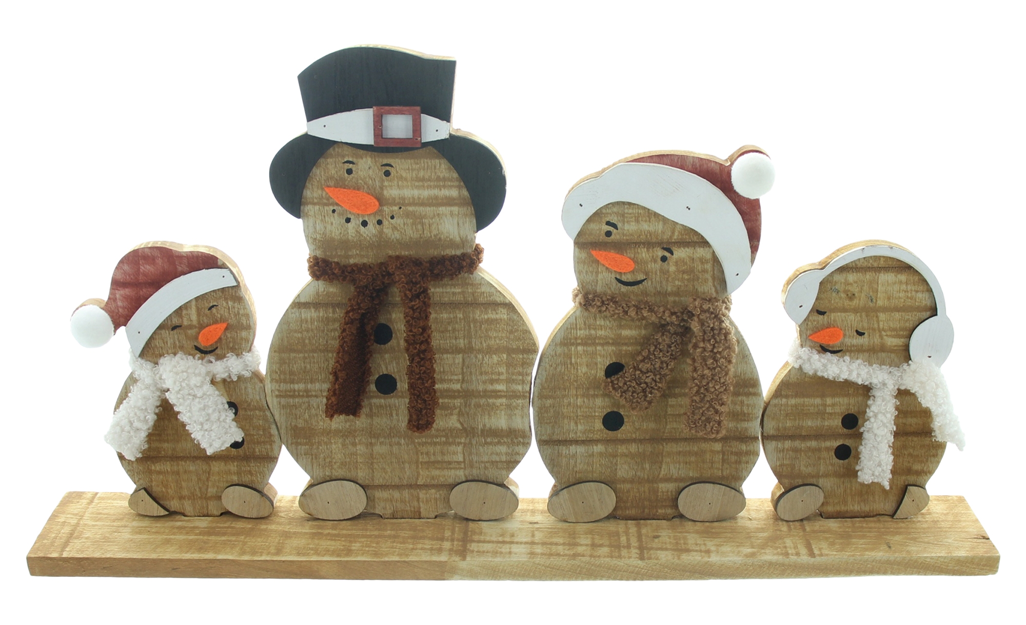 Winterdeko "Schneemannbande"  im Frank Flechtwaren Online Shop kaufen