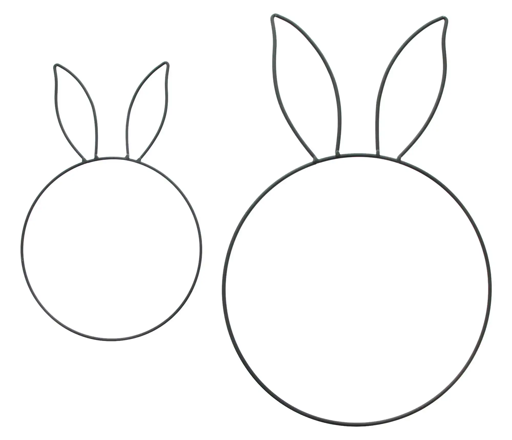 Dekoring "Hase", 2er Set  im Frank Flechtwaren Online Shop für Ostern kaufen