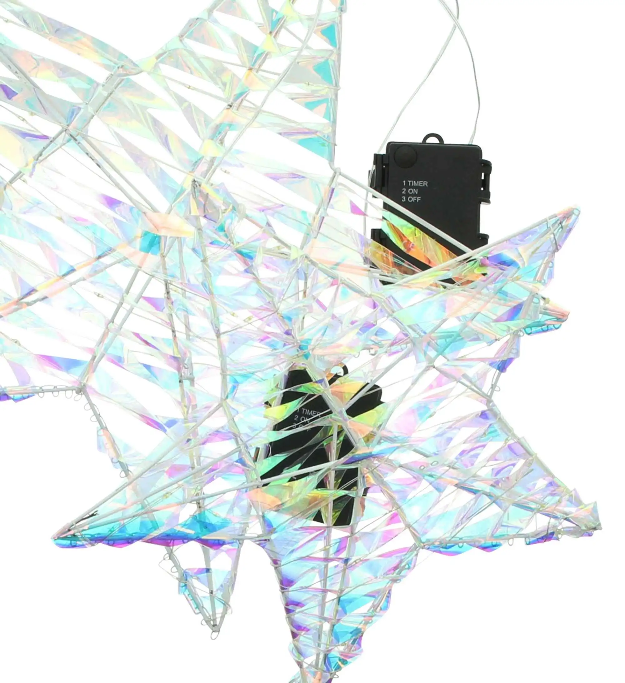 LED-Hänger "Rainbow", 2er Set  im Frank Flechtwaren Online Shop für Sterne kaufen