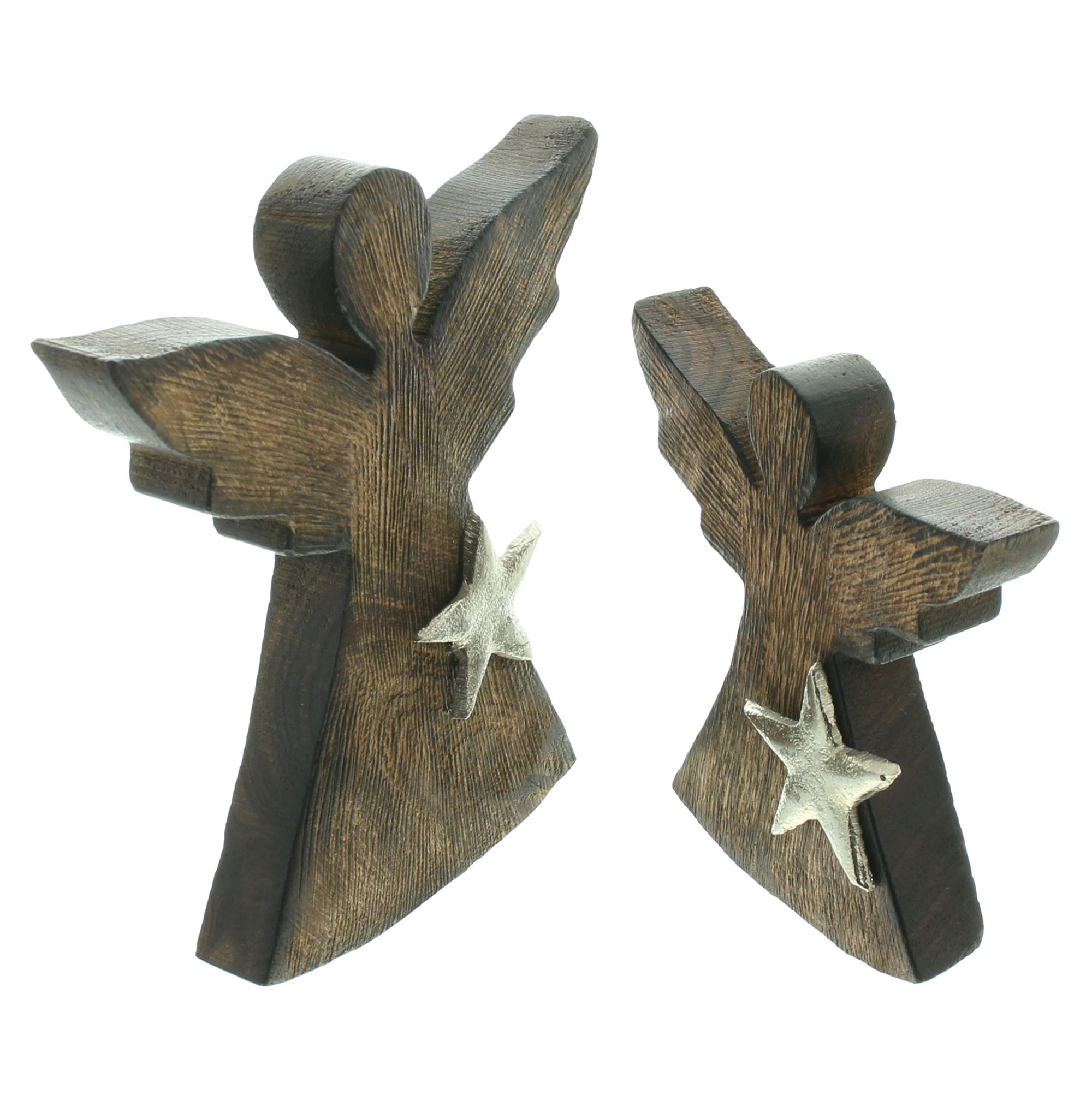 Engel "Silberstern", 2er Set im Frank Flechtwaren Online Shop für Weihnachten kaufen Engel "Silberstern", 2er Set im Frank Flechtwaren Online Shop für Weihnachten kaufen