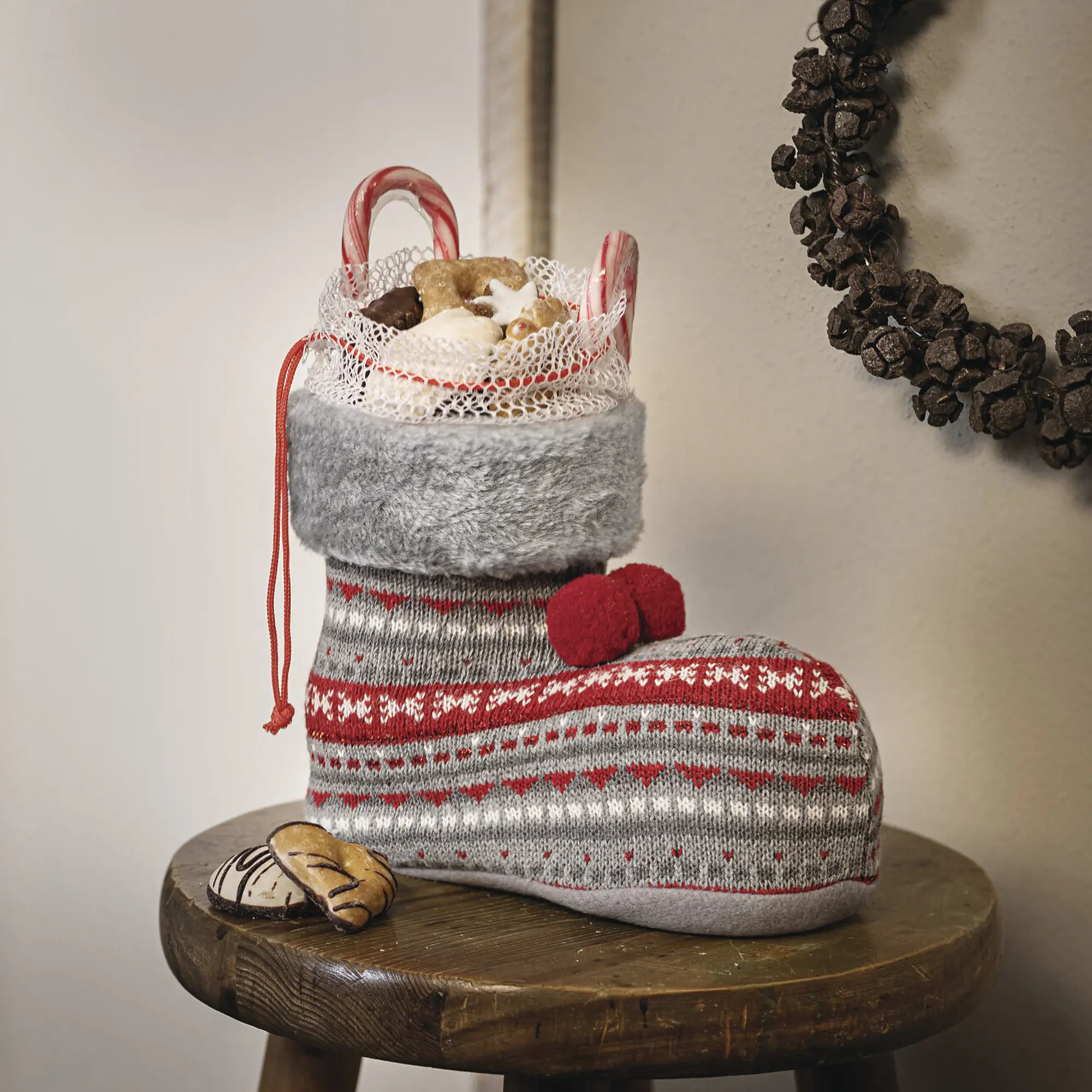 Stiefel "Christmas" im Frank Flechtwaren Online Shop für Geschenktaschen & -säckchen kaufen Stiefel "Christmas" im Frank Flechtwaren Online Shop für Geschenktaschen & -säckchen kaufen