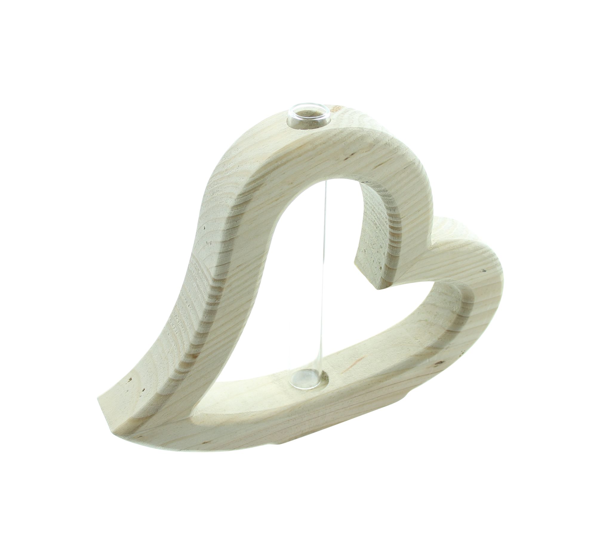 Holzherz "Väschen"  im Frank Flechtwaren Online Shop für Dekovasen kaufen