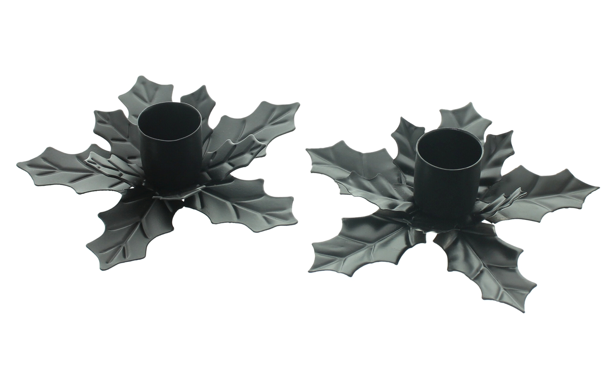 Stabkerzenhalter "Ilex", 2er Set  im Frank Flechtwaren Online Shop kaufen