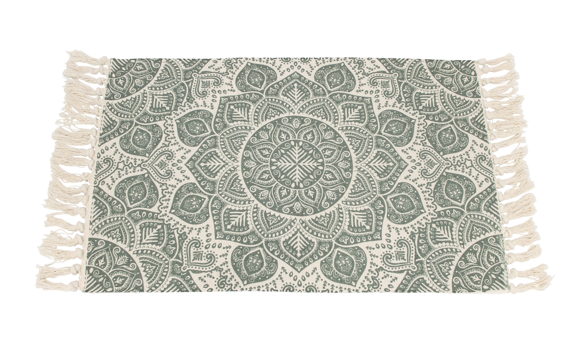 Bodenmatte "Mandala", grün im Frank Flechtwaren Online Shop für Flur kaufen Bodenmatte "Mandala", grün im Frank Flechtwaren Online Shop für Flur kaufen