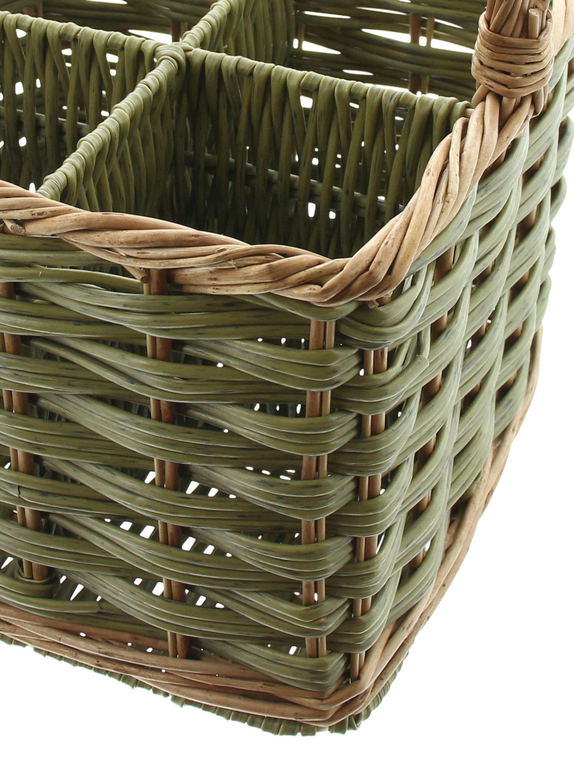 Flaschenkorb "Washed Green", für 4 Flaschen im Frank Flechtwaren Online Shop für Flaschenkörbe kaufen Flaschenkorb "Washed Green", für 4 Flaschen im Frank Flechtwaren Online Shop für Flaschenkörbe kaufen