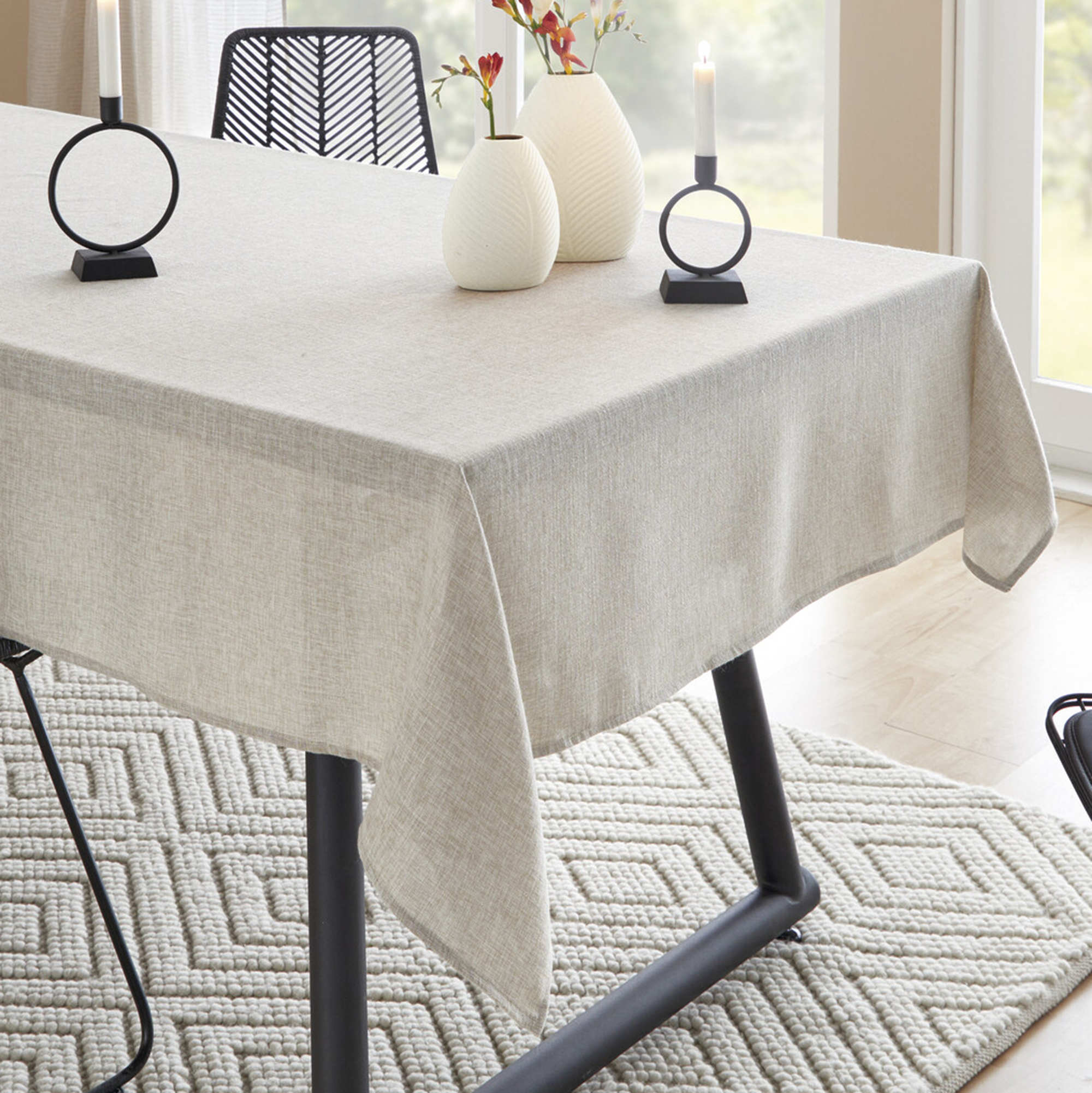 Tafeldecke "Leinen-Look"  im Frank Flechtwaren Online Shop kaufen