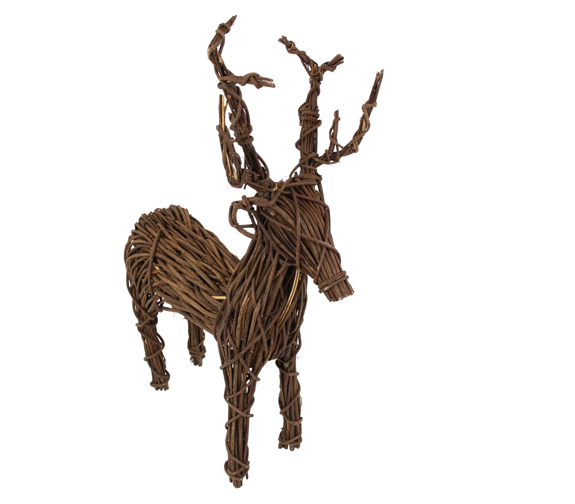 Figur "Rentier"  im Frank Flechtwaren Online Shop für Dekofiguren kaufen