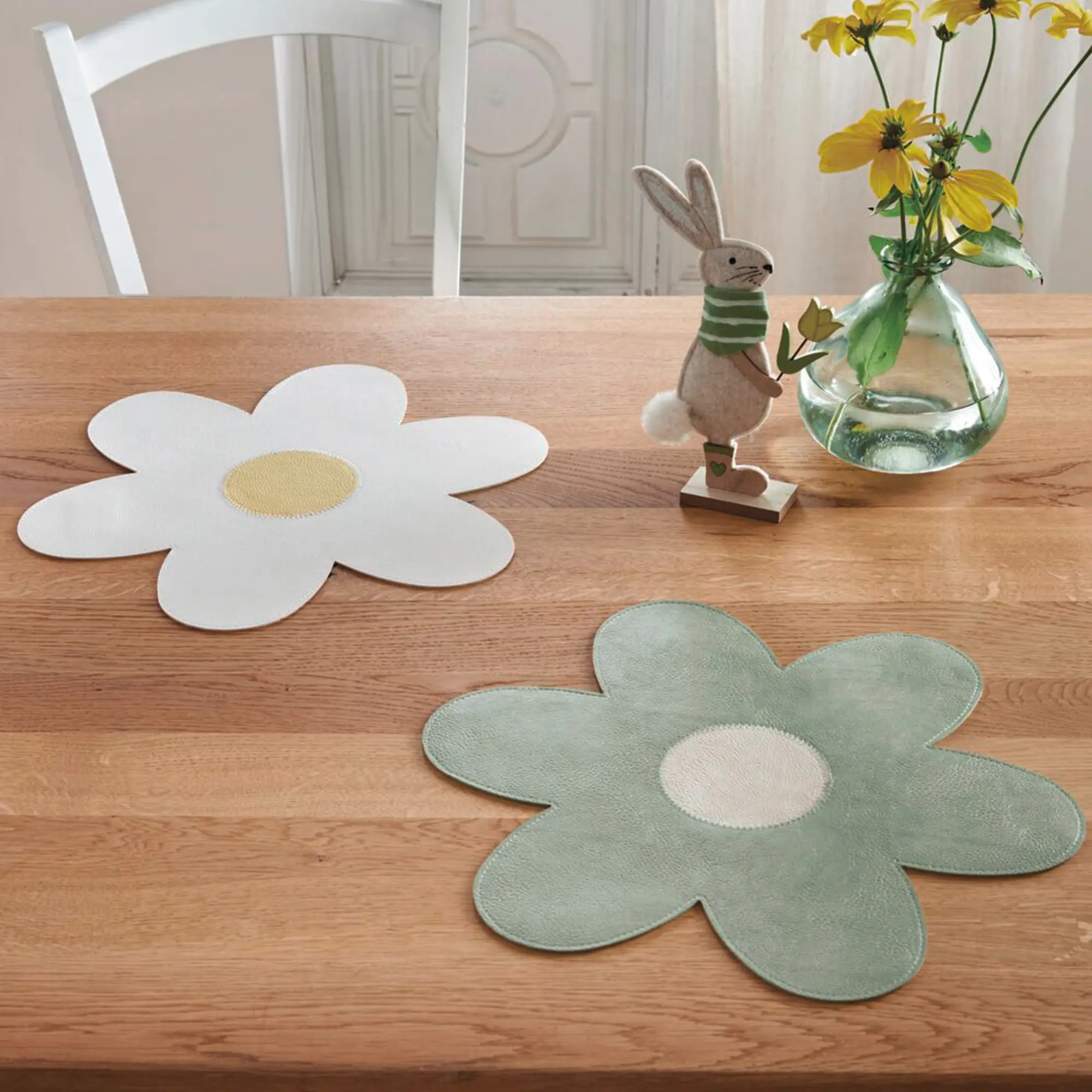 Platzmatte "Blümchen", 2er Set  im Frank Flechtwaren Online Shop kaufen