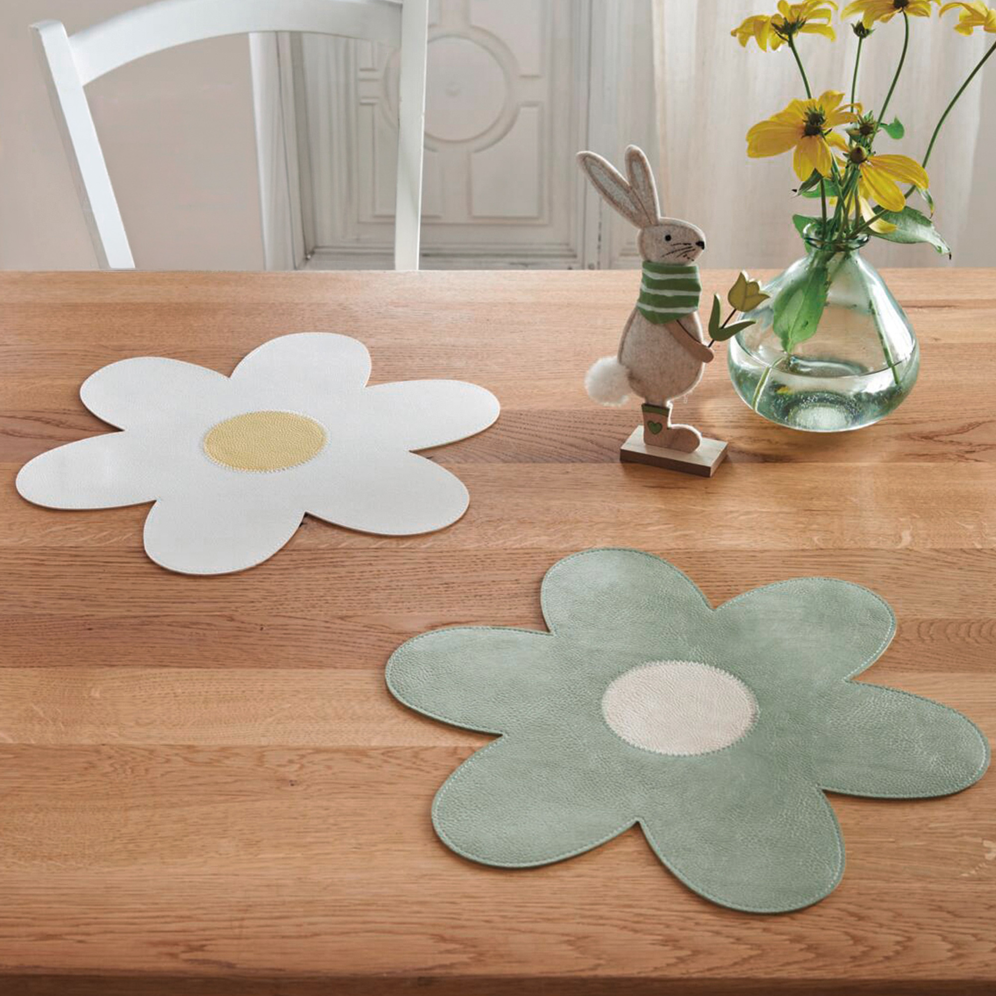 Platzmatte "Blümchen", 2er Set  im Frank Flechtwaren Online Shop kaufen