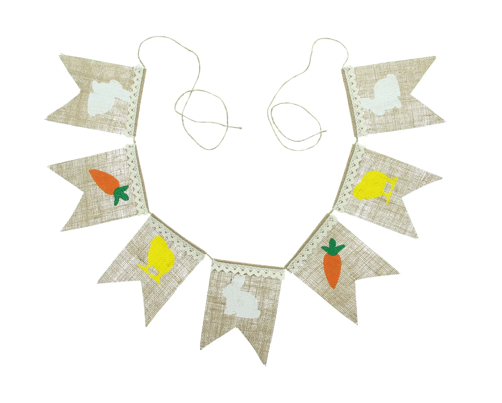 Wimpelgirlande "Ostern", 2er Set  im Frank Flechtwaren Online Shop für Hasen &amp; Co kaufen