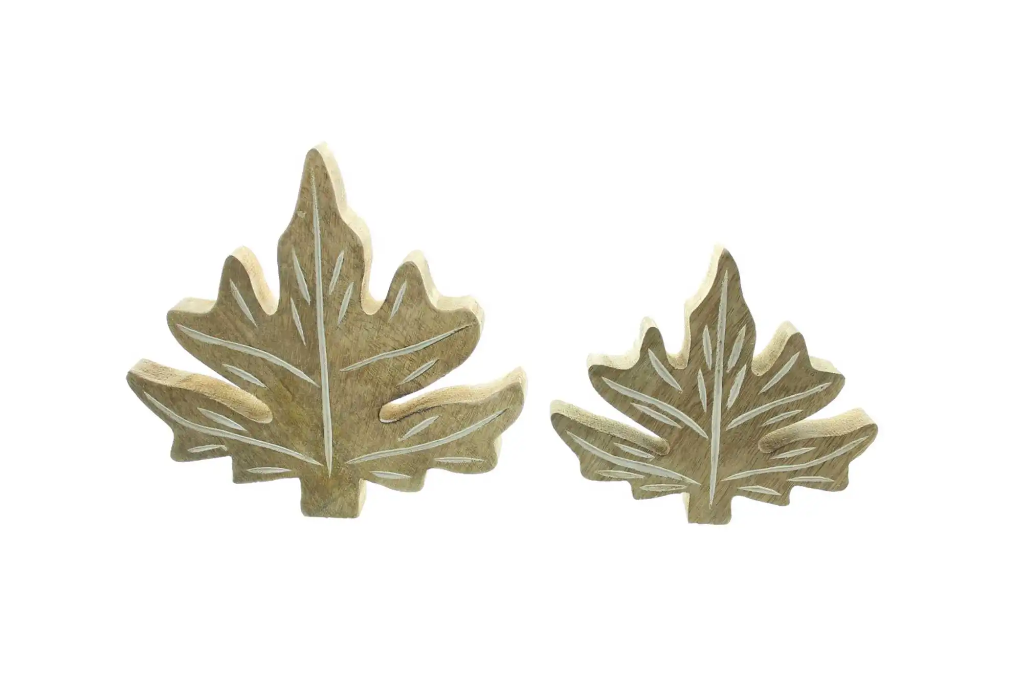 Dekoblatt "Mangoholz", 2er Set im Frank Flechtwaren Online Shop für Herbst kaufen Dekoblatt "Mangoholz", 2er Set im Frank Flechtwaren Online Shop für Herbst kaufen