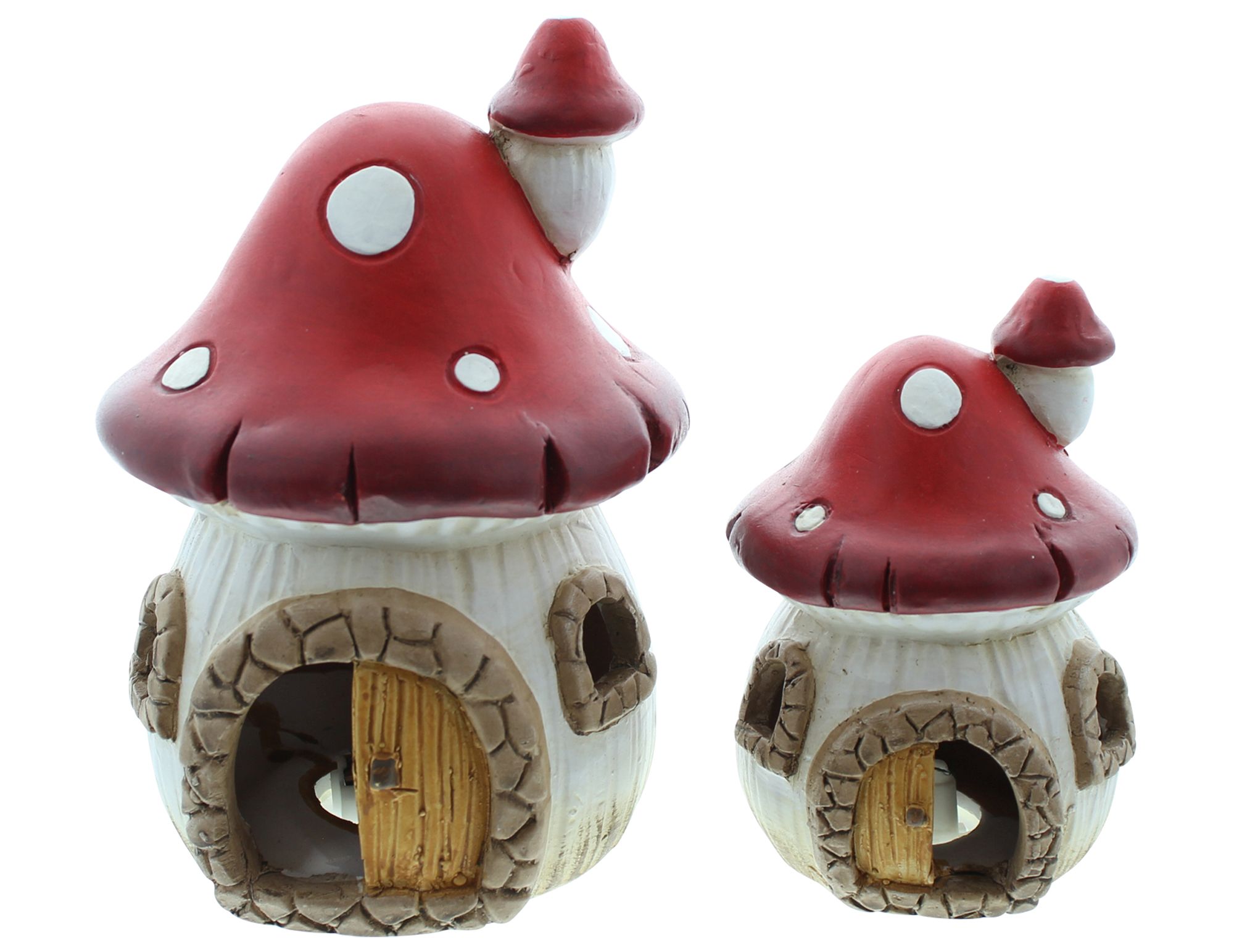 LED-Haus "Pilz", 2er Set im Frank Flechtwaren Online Shop für Herbst kaufen LED-Haus "Pilz", 2er Set im Frank Flechtwaren Online Shop für Herbst kaufen