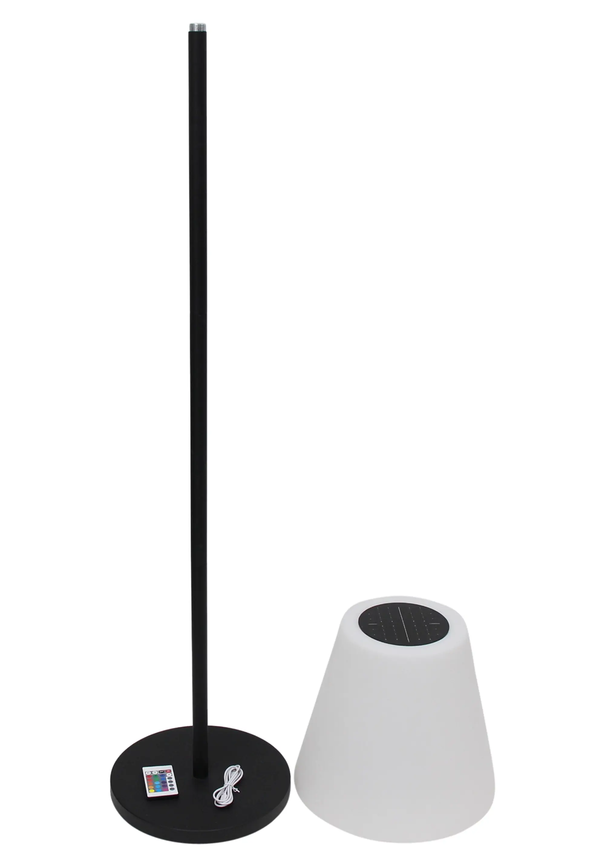 LED-Solar-Stehlampe "Outdoor"  im Frank Flechtwaren Online Shop für Gartenbeleuchtung kaufen