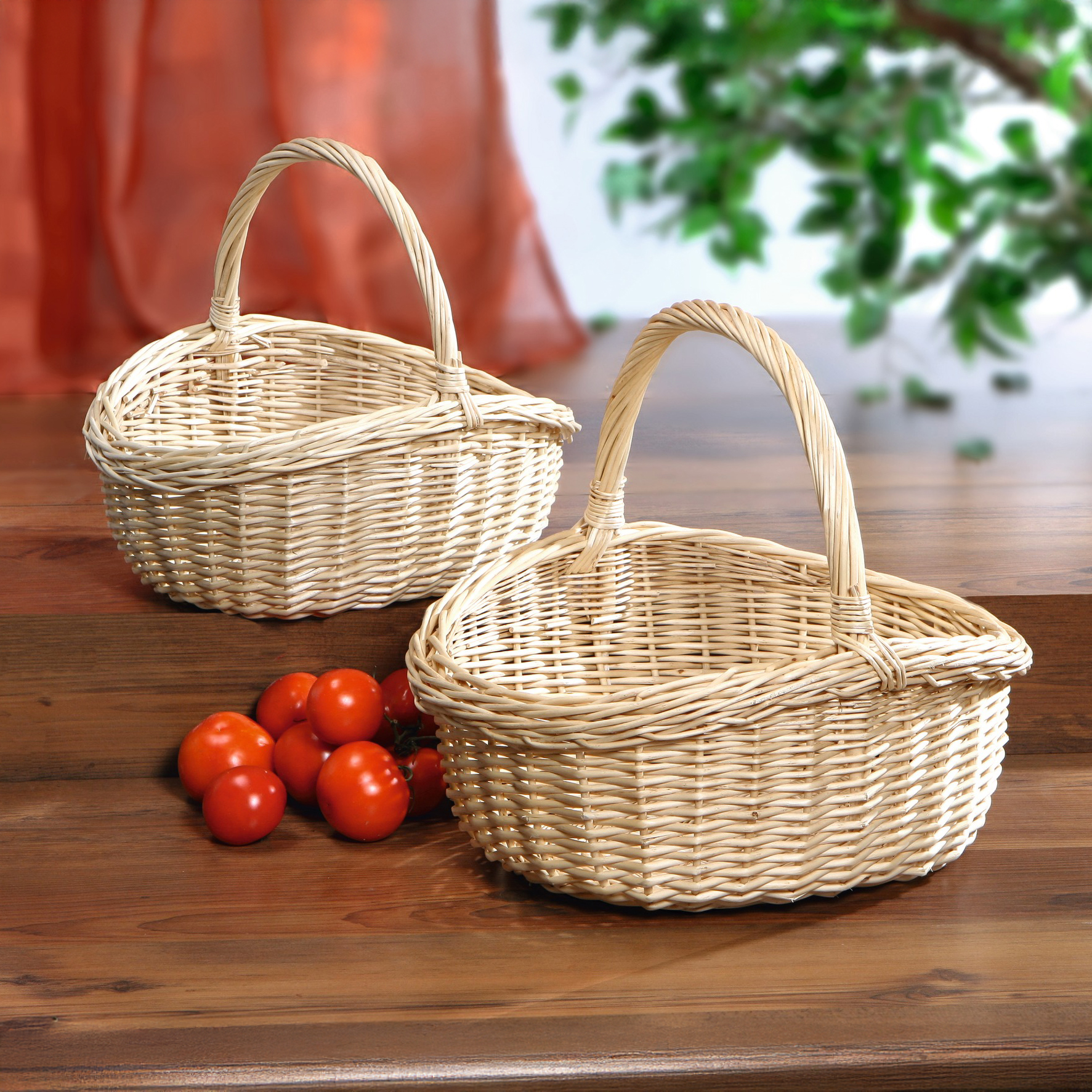 Bügelkorb "Naturweiß", klein  im Frank Flechtwaren Online Shop kaufen