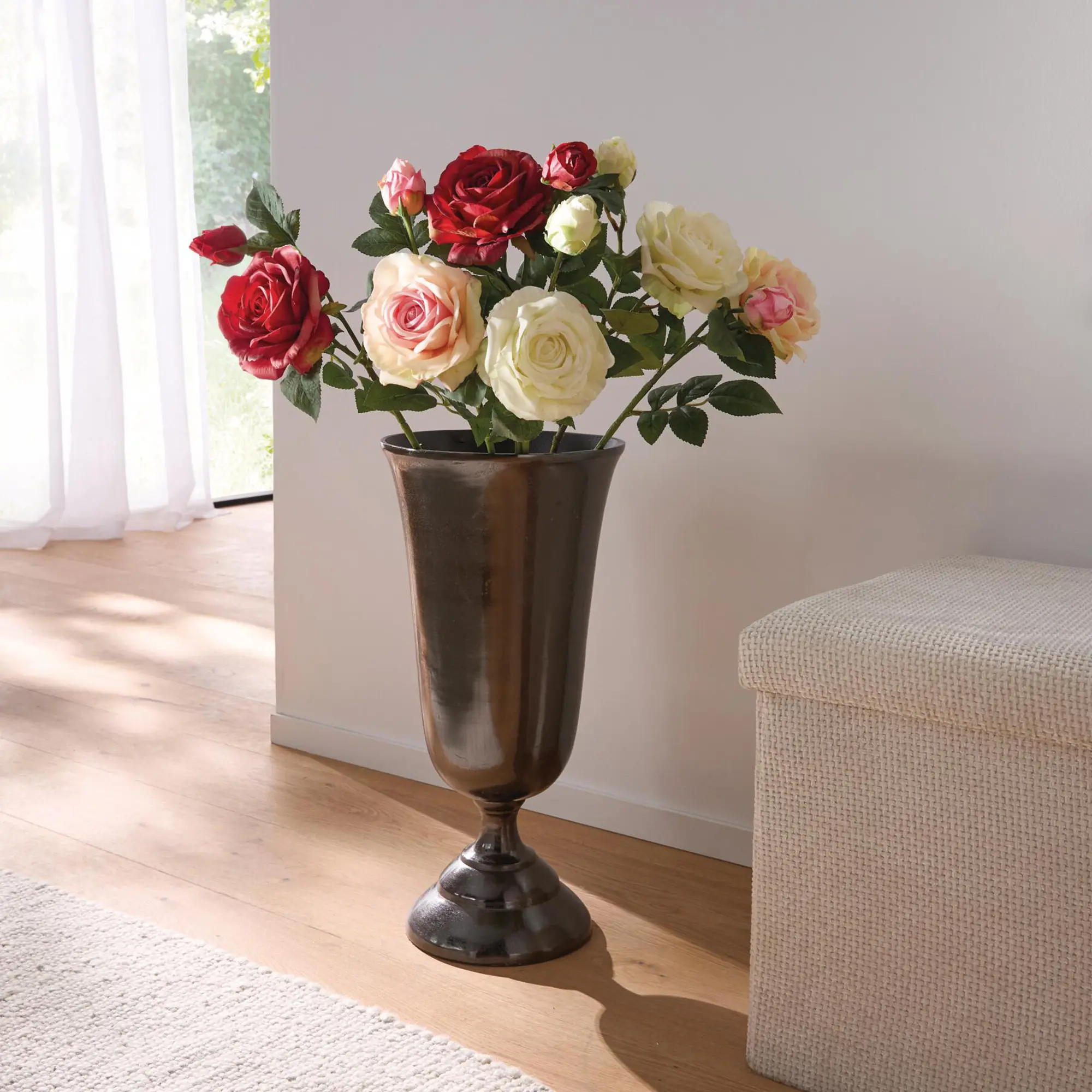 Kunstblume "Rosen", 3er Set  im Frank Flechtwaren Online Shop kaufen